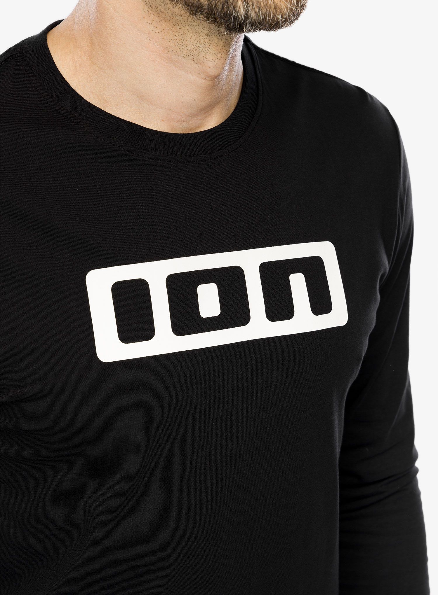 Majica dugih rukava ION Logo LS - black