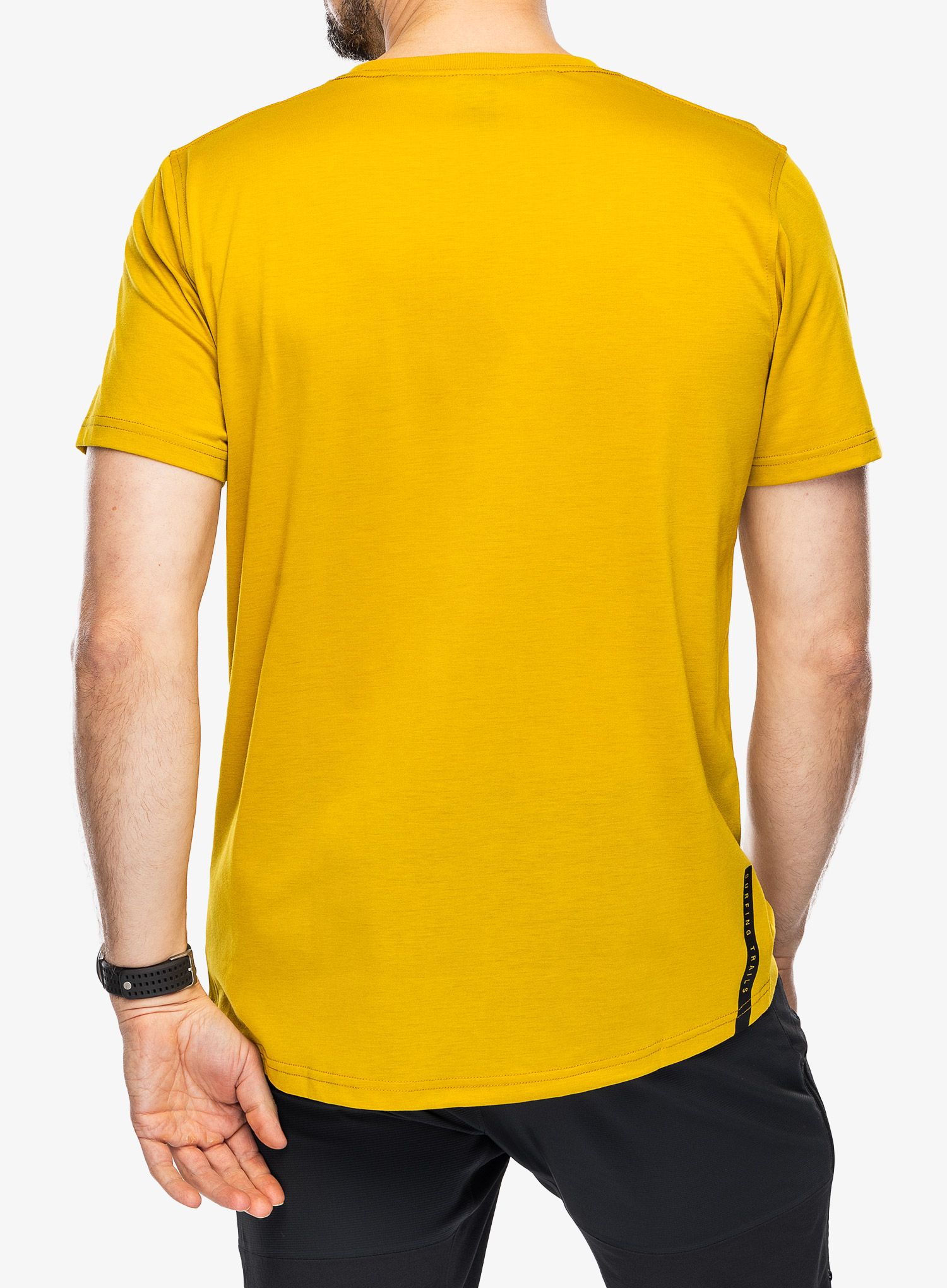 Biciklistička majica ION Logo SS DR - dark/amber