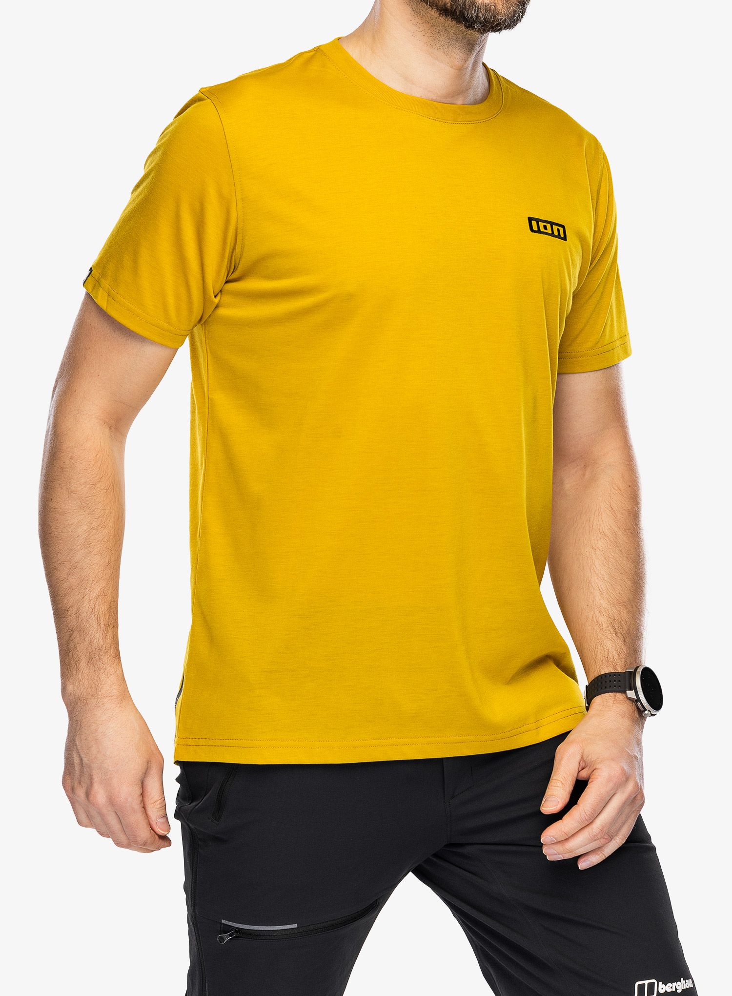 Biciklistička majica ION Logo SS DR - dark/amber