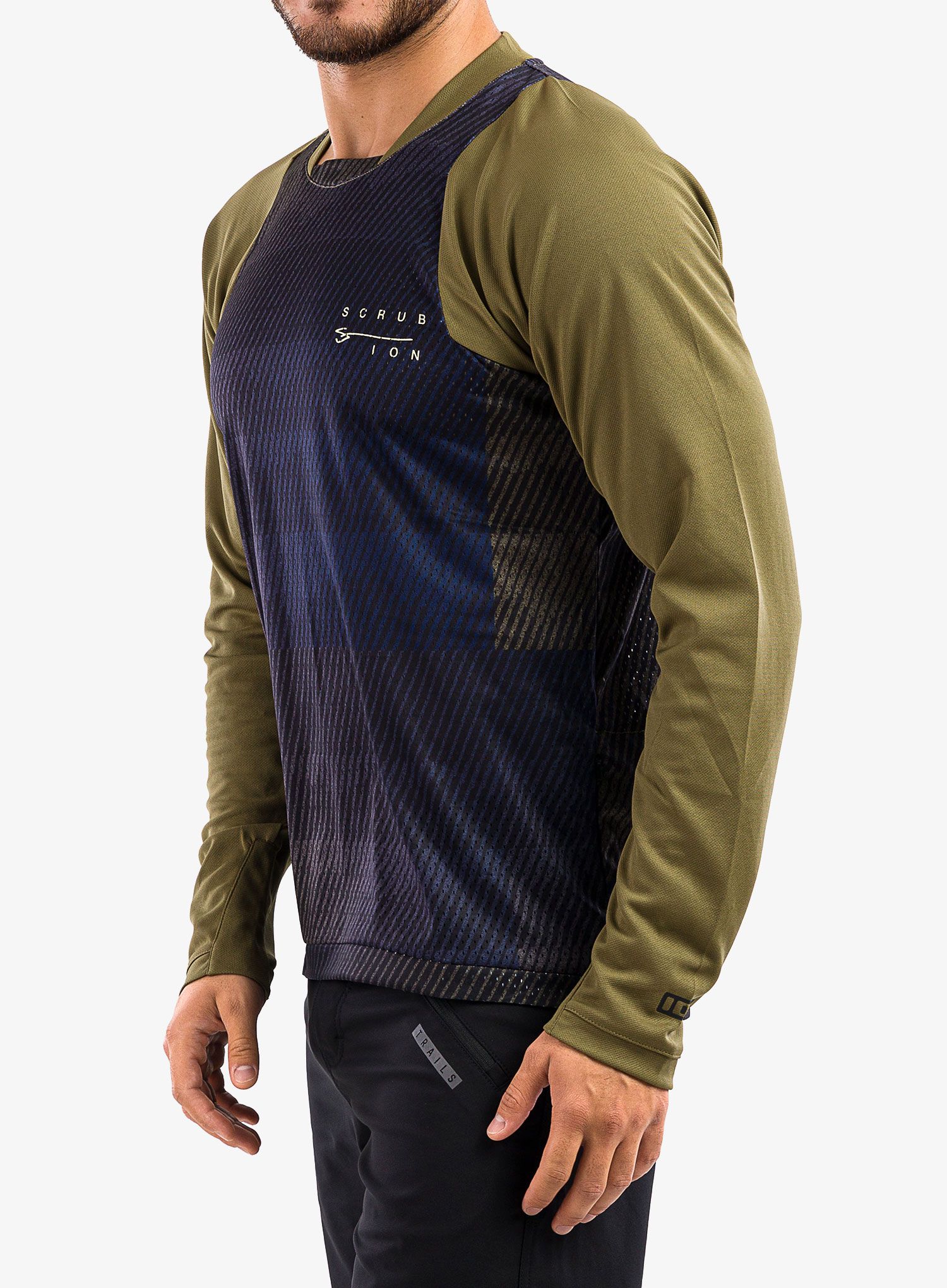 Majica dugih rukava ION Scrub L/S - dark mud