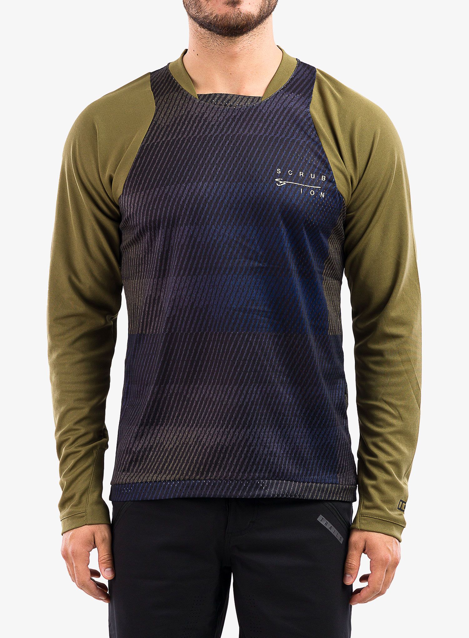 Majica dugih rukava ION Scrub L/S - dark mud