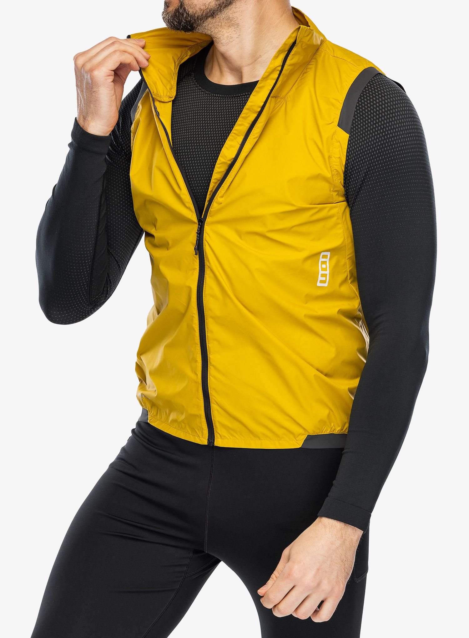 Biciklistički prsluk ION Shelter Lite Vest - dark/amber