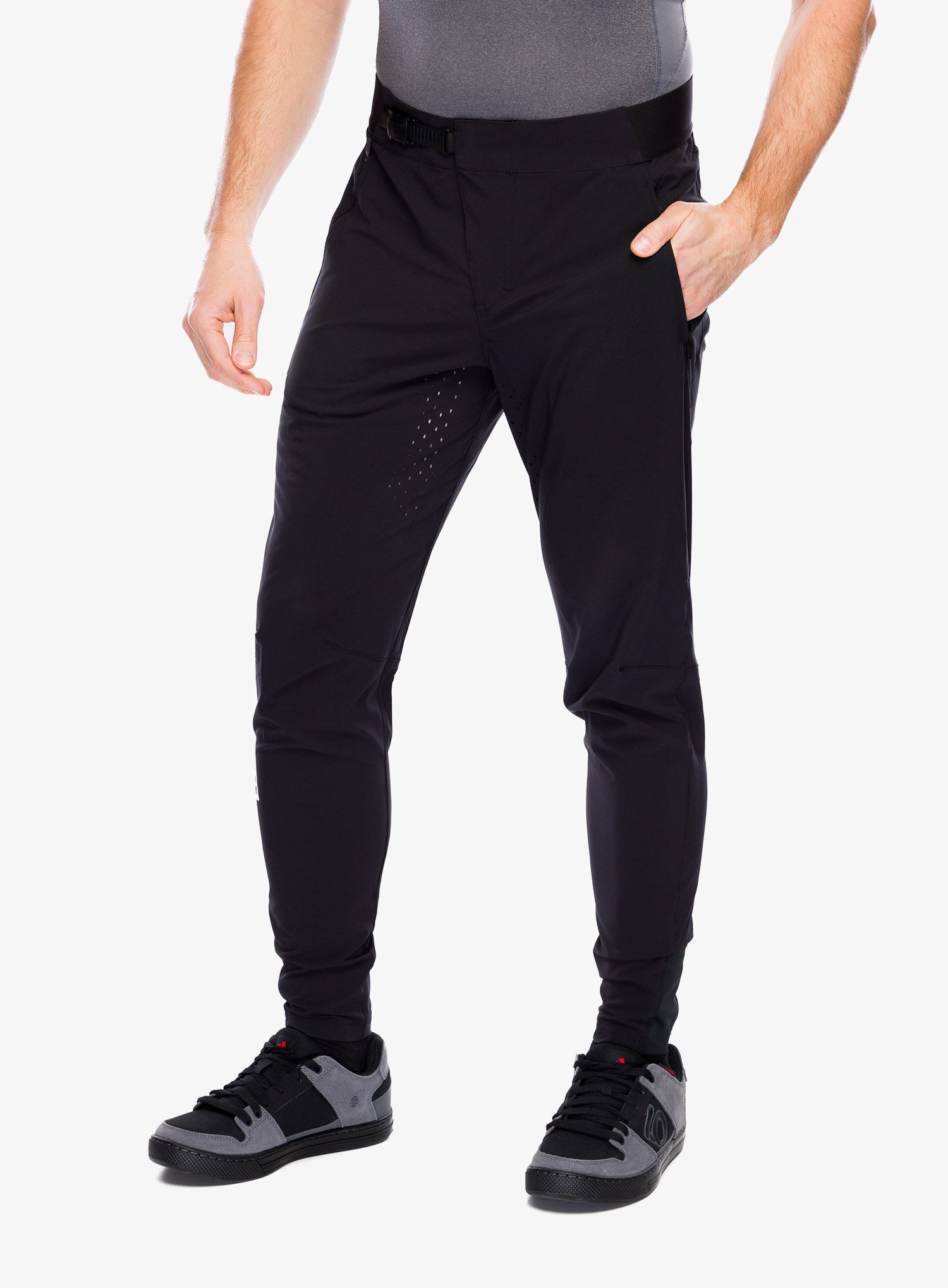 Biciklističke hlače ION Tech Logo Pants - black