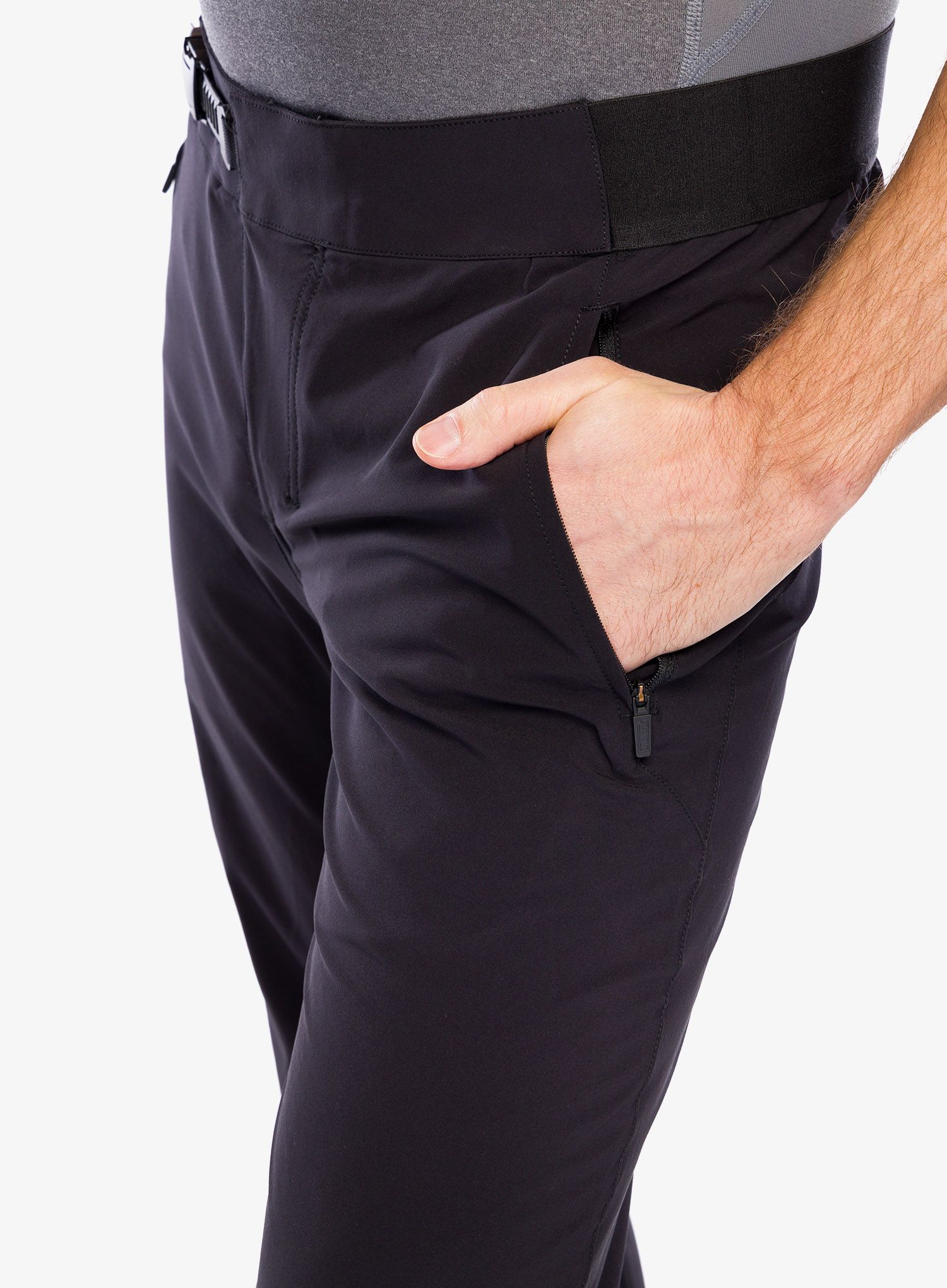 Biciklističke hlače ION Tech Logo Pants - black