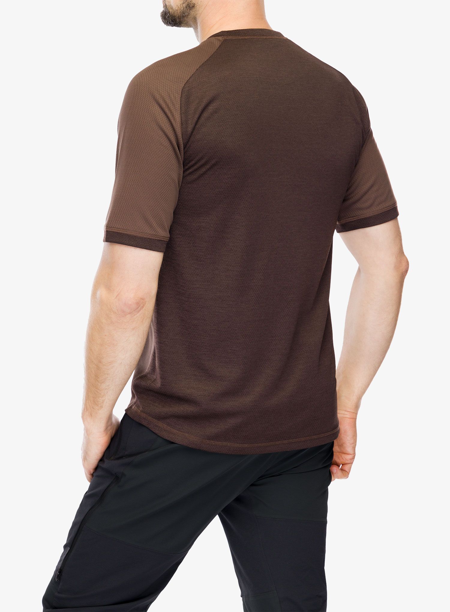 Biciklistička majica ION Tech Logo SS Jersey - dark/pinecone