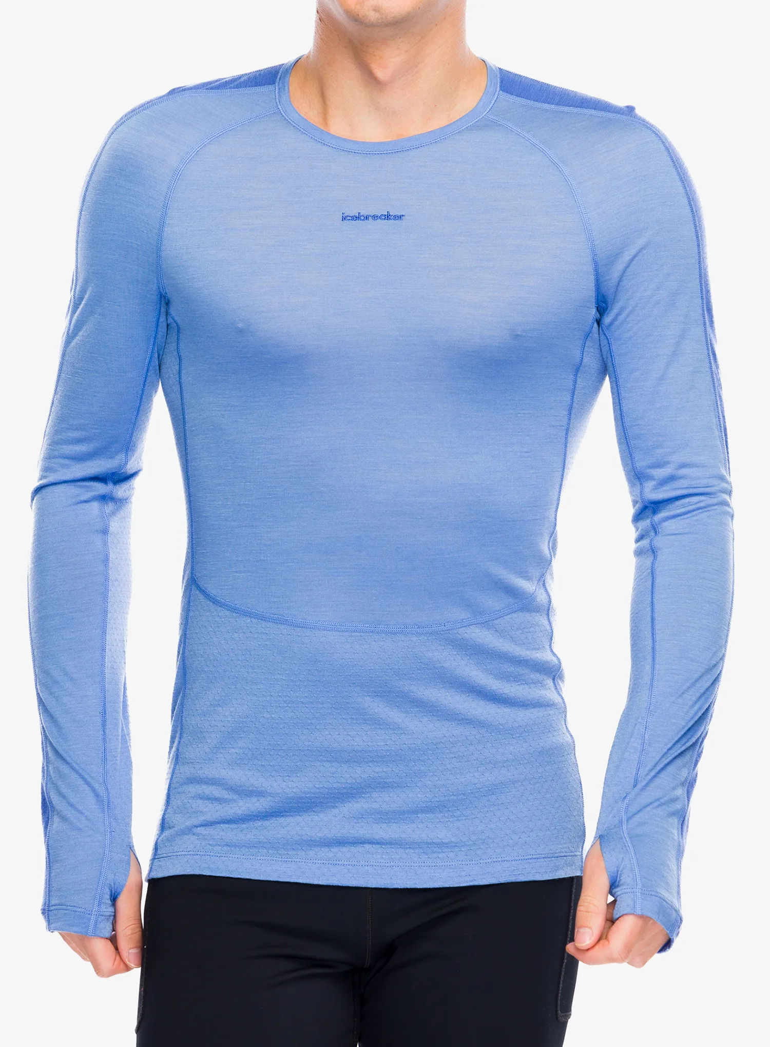 Termoaktivna dukserica Icebreaker 125 ZoneKnit LS Crewe - baja/brilliant/cb