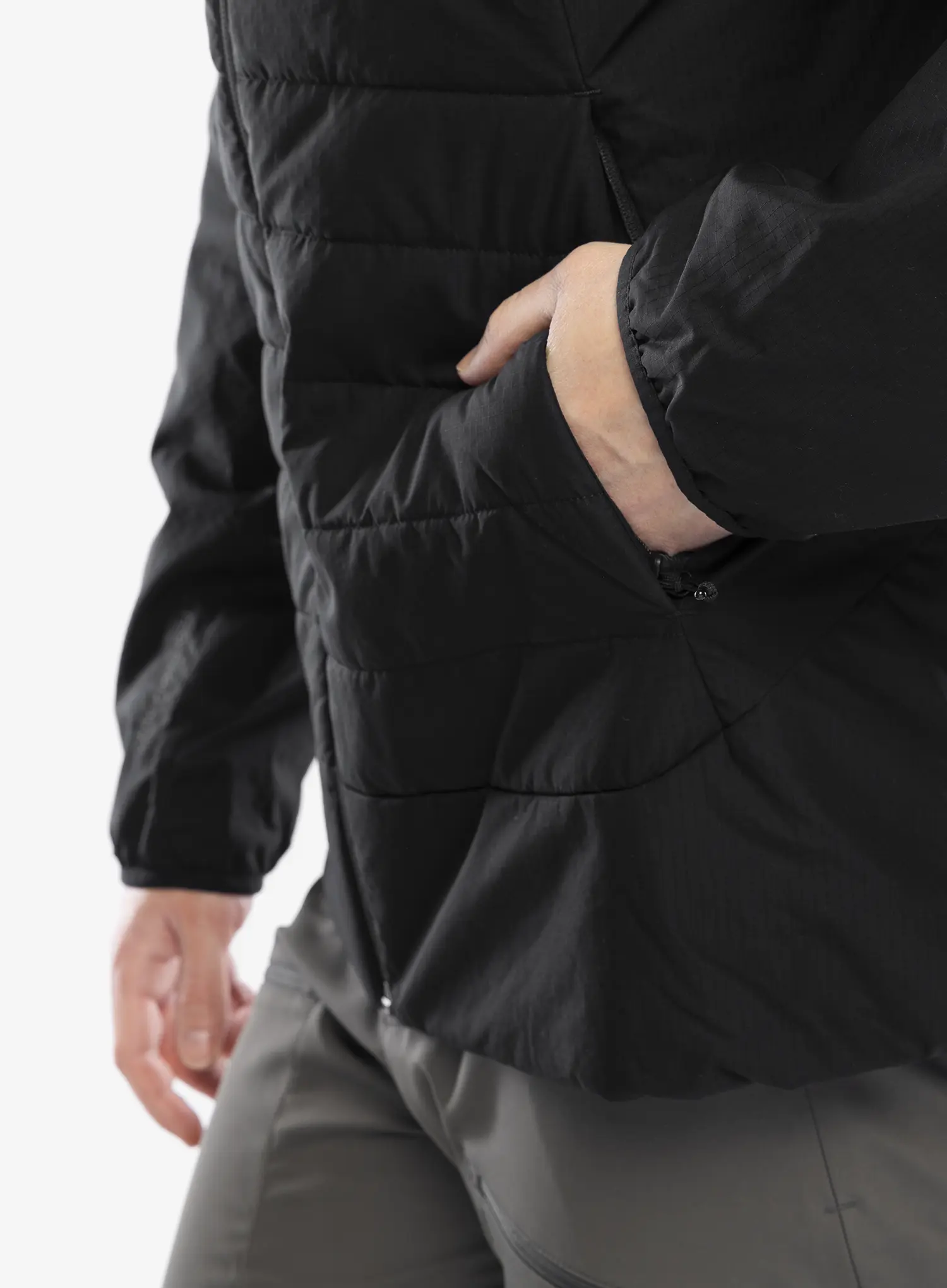 Jakna s postavom Icebreaker 1360 Merino Loft Jacket - black