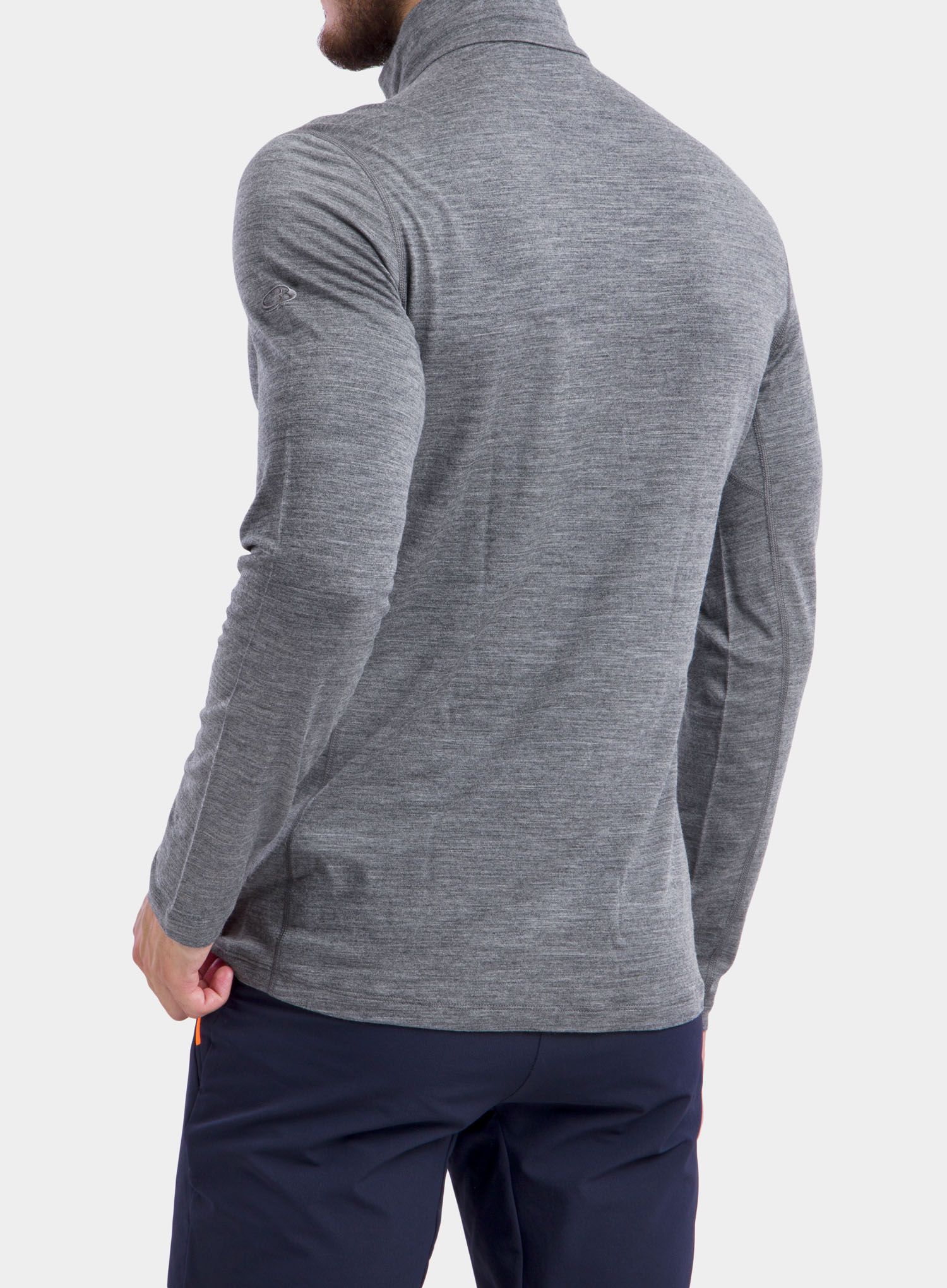 Termoaktivna dukserica Icebreaker 200 Oasis L/S Half Zip - gritstone hthr