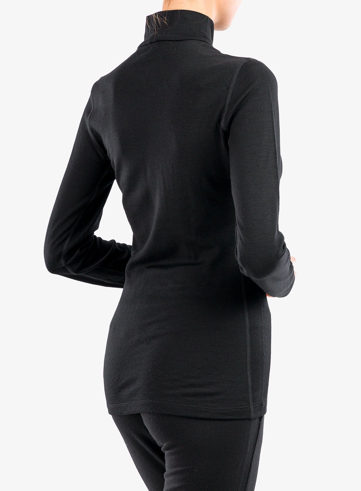 Ženska dukserica Icebreaker 260 Tech LS Turtleneck - black