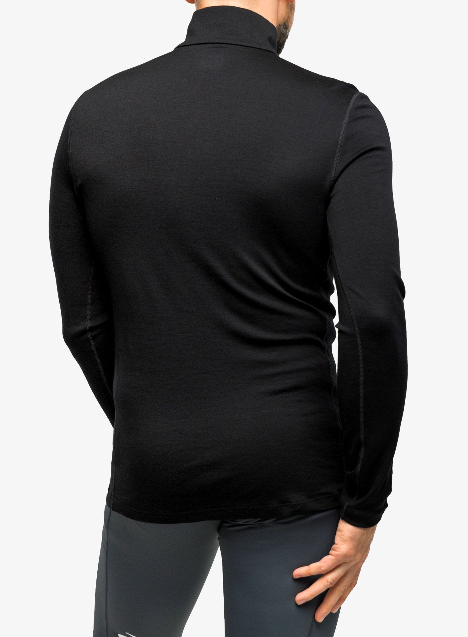 Termoaktivna dukserica Icebreaker 260 Tech L/S Half Zip - black