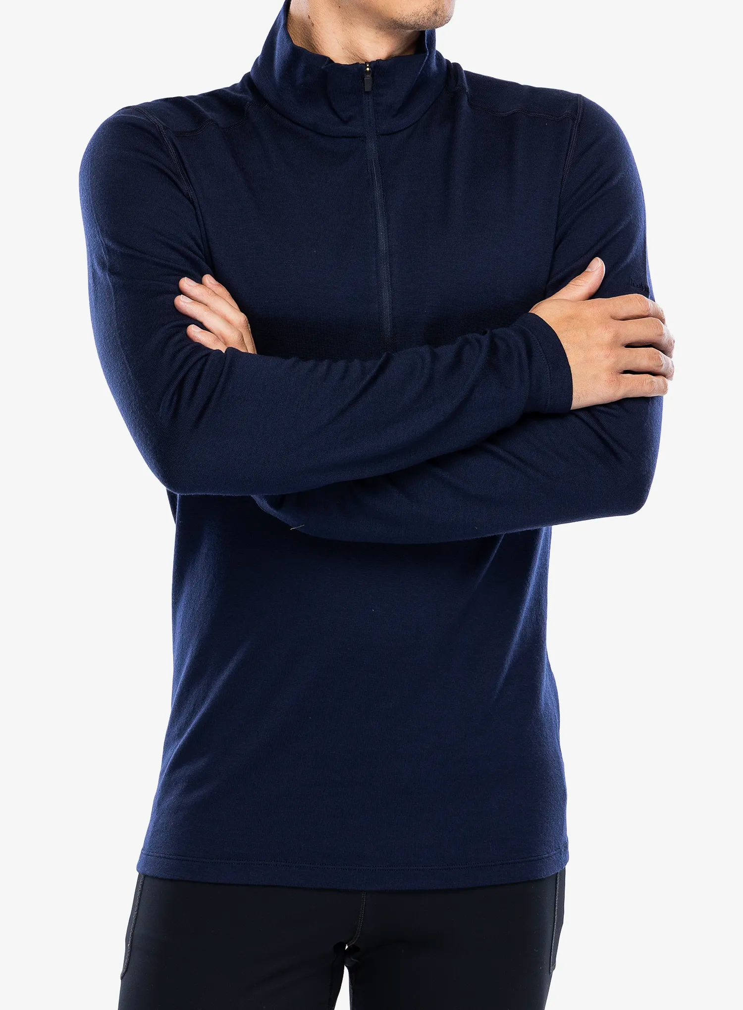 Termoaktivna dukserica Icebreaker 260 Tech L/S Half Zip - midnight navy