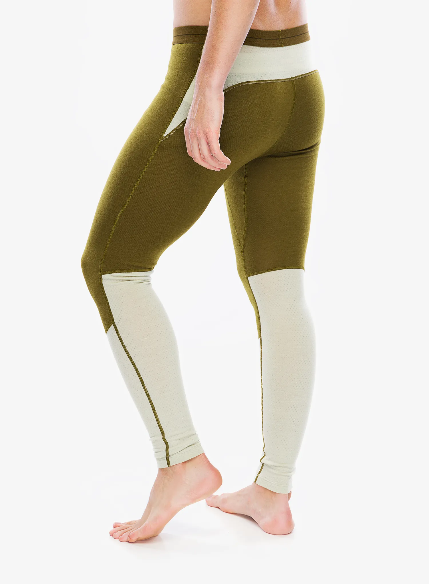 Termo tajice Icebreaker 260 ZoneKnit Leggings - algae/ashen/cb