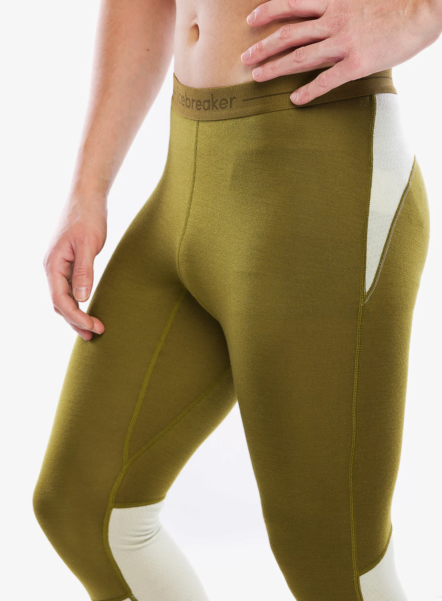 Termo tajice Icebreaker 260 ZoneKnit Leggings - algae/ashen/cb