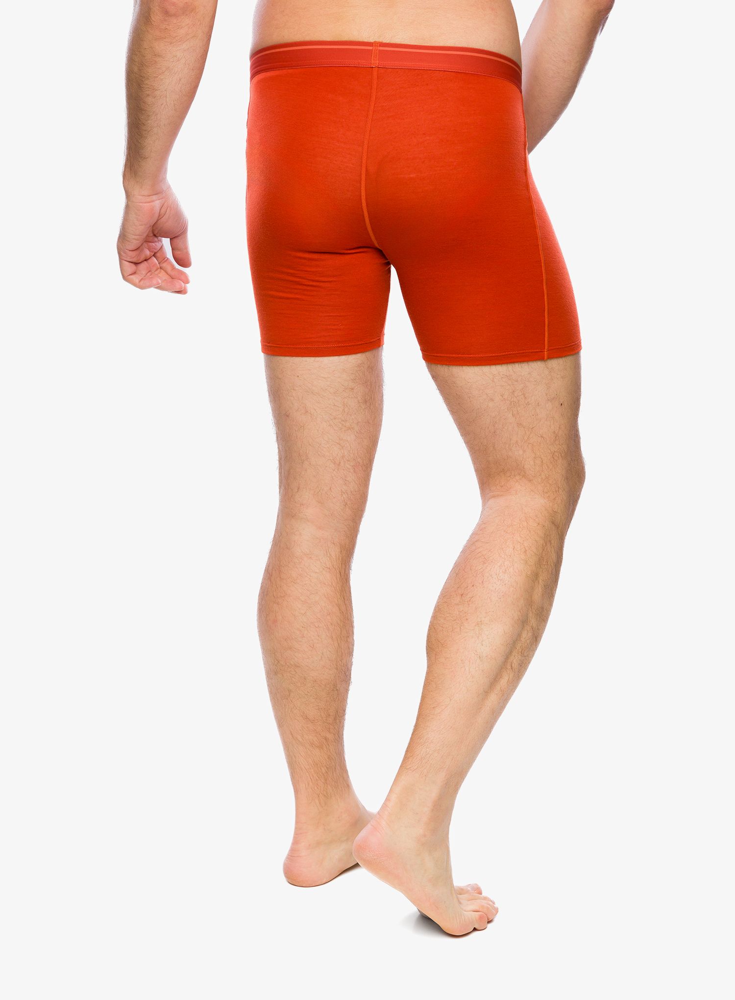 Termoaktivne bokserice Icebreaker Anatomica Long Boxers - molten