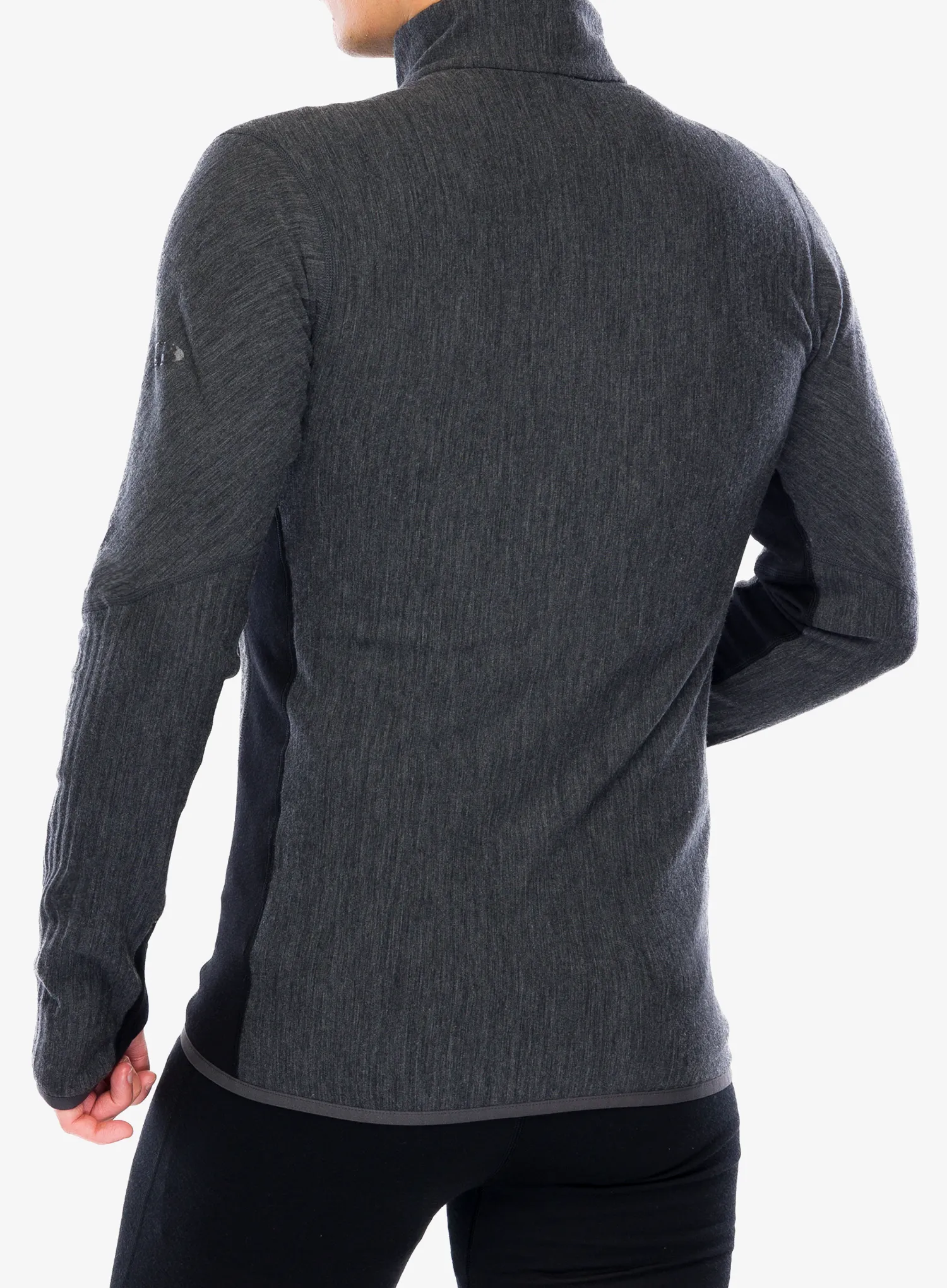 Dukserica na otkopčavanje Icebreaker Descender L/S Zip - jet hthr/black
