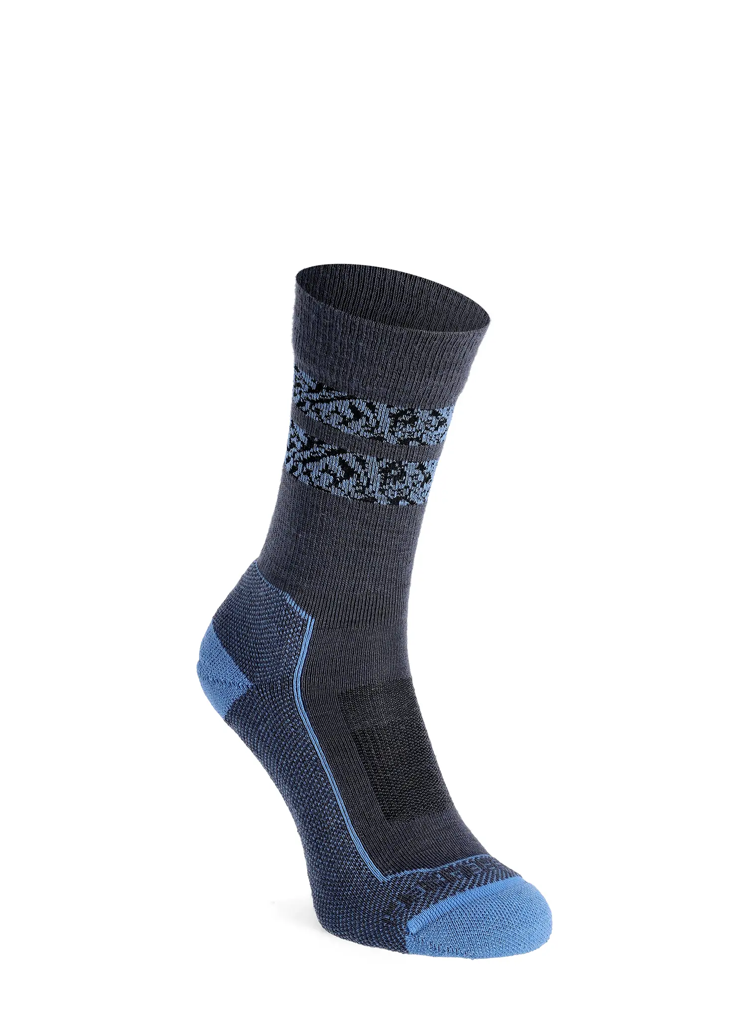 Ženske merino čarape Icebreaker Hike+ Light Crew Natural Summit - graphite/baja/black