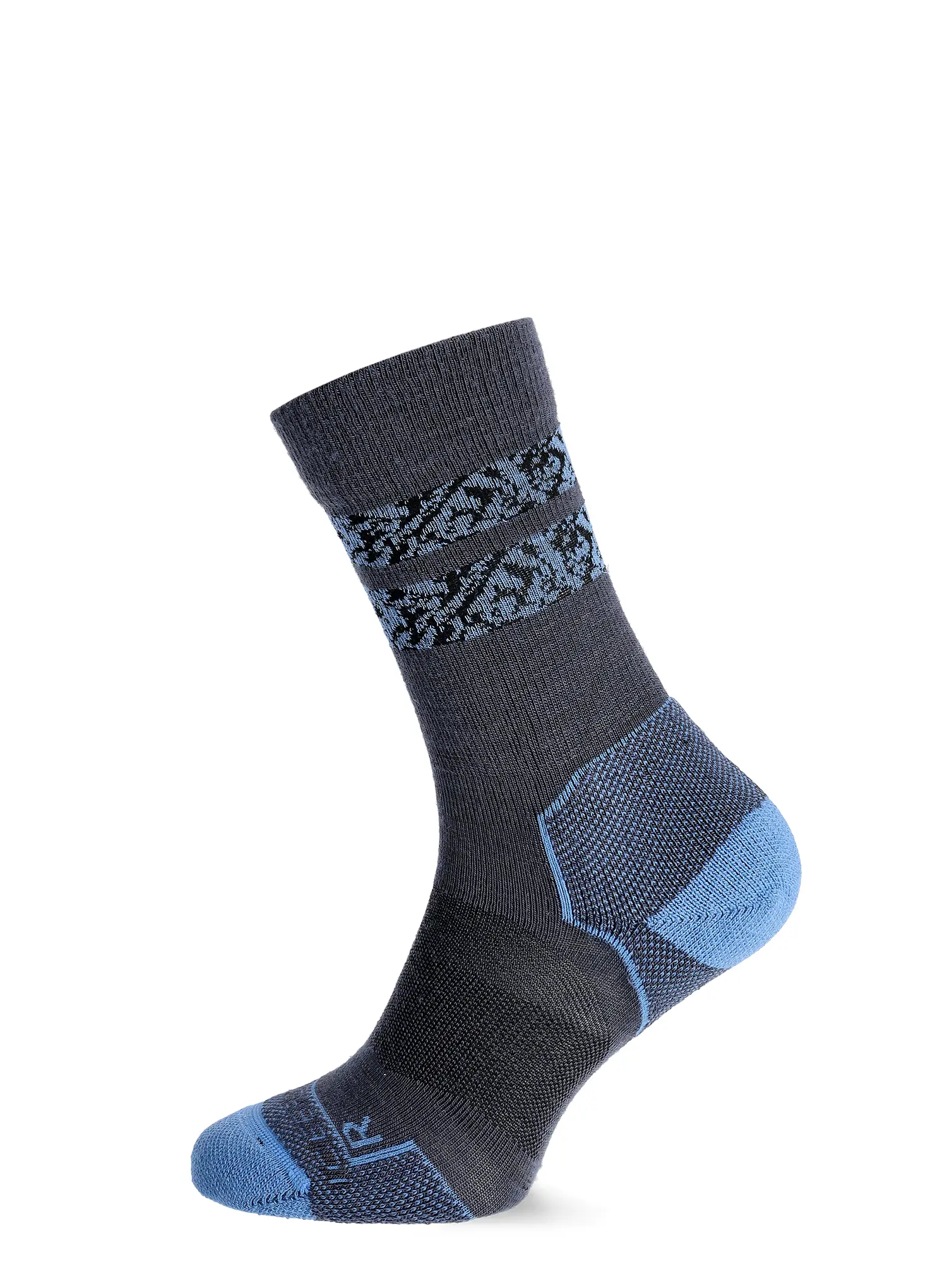Ženske merino čarape Icebreaker Hike+ Light Crew Natural Summit - graphite/baja/black