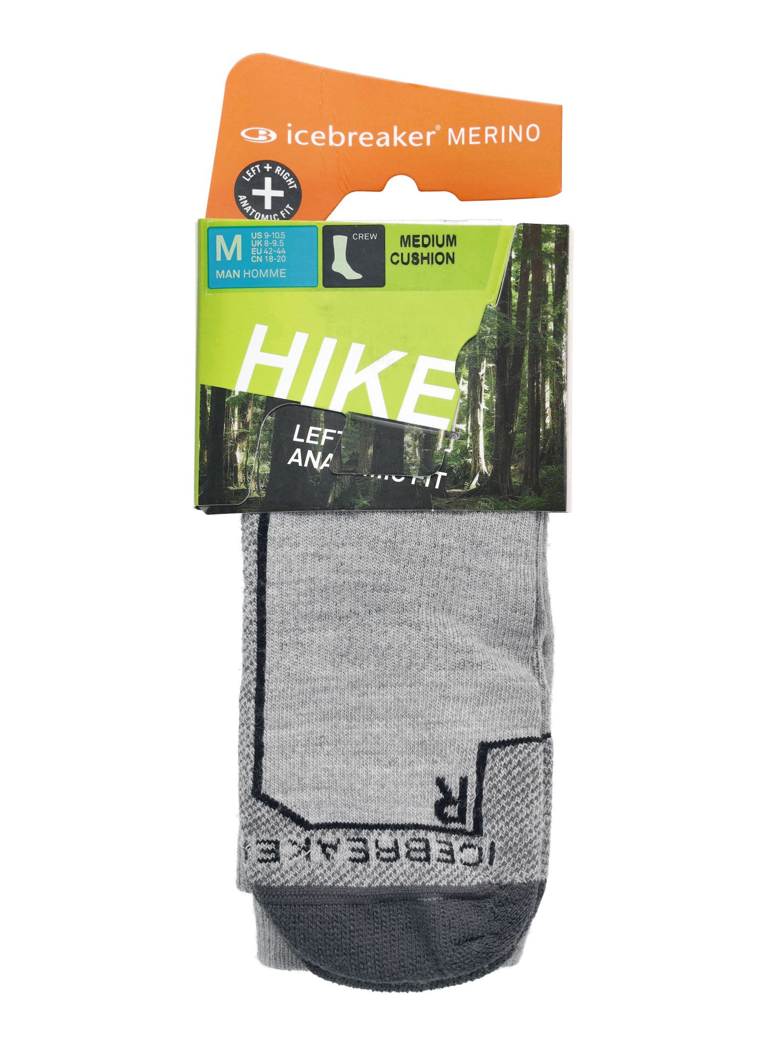 Planinarske čarape Icebreaker Hike+ Medium Crew - blizzard hthr
