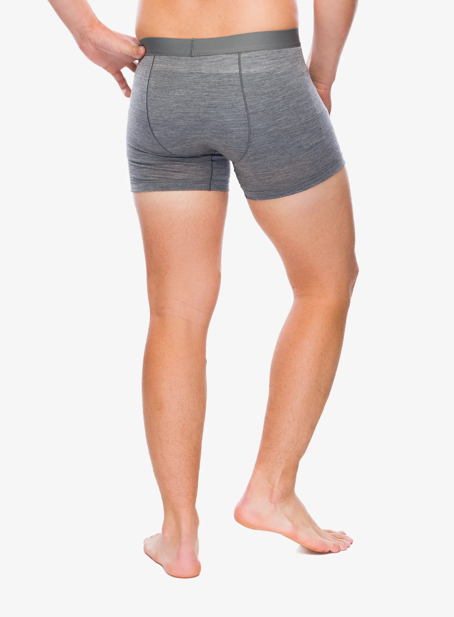 Termoaktivne bokserice Icebreaker Merino 125 Cool-Lite Anatomica Boxers - gritstone hthr