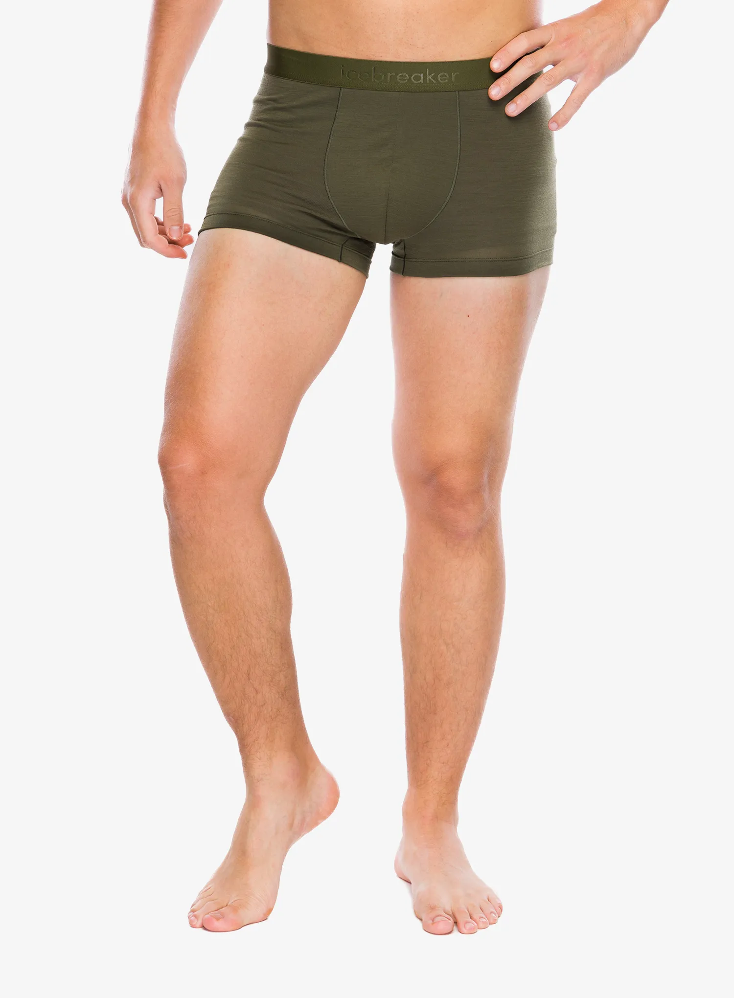Termoaktivne bokserice Icebreaker Merino 125 Cool-Lite Anatomica Trunks - loden