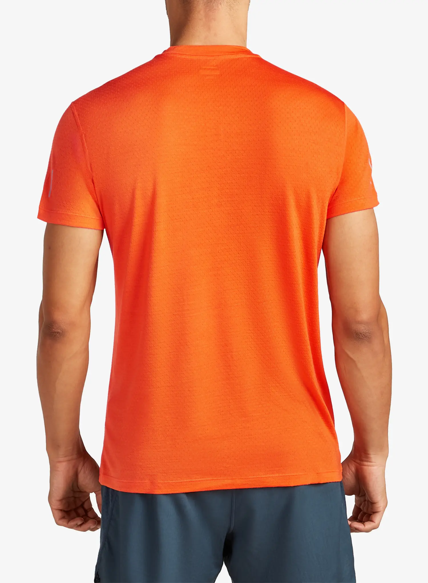 Majica za trčanje Icebreaker Merino 125 Cool-Lite Speed SS Quarter Zip - blaze