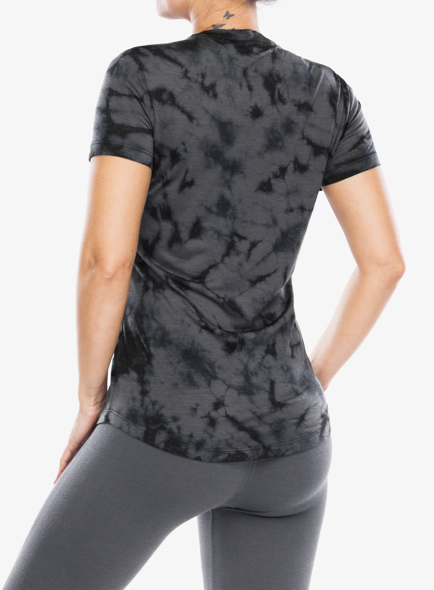 Merino majica Icebreaker Merino 125 Cool-Lite Sphere SS Tee - graphite/black/cd