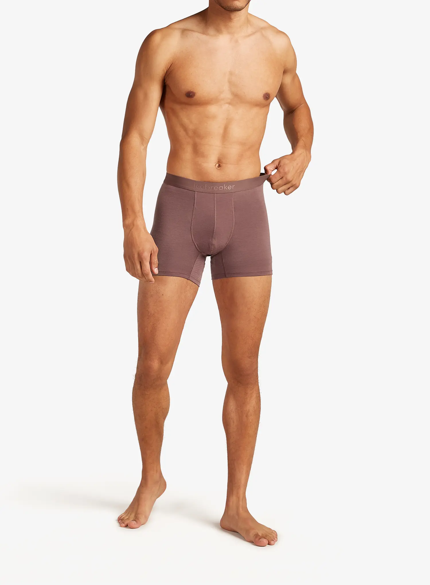 Termoaktivne bokserice Icebreaker Merino 125 ZoneKnit Boxers - carob