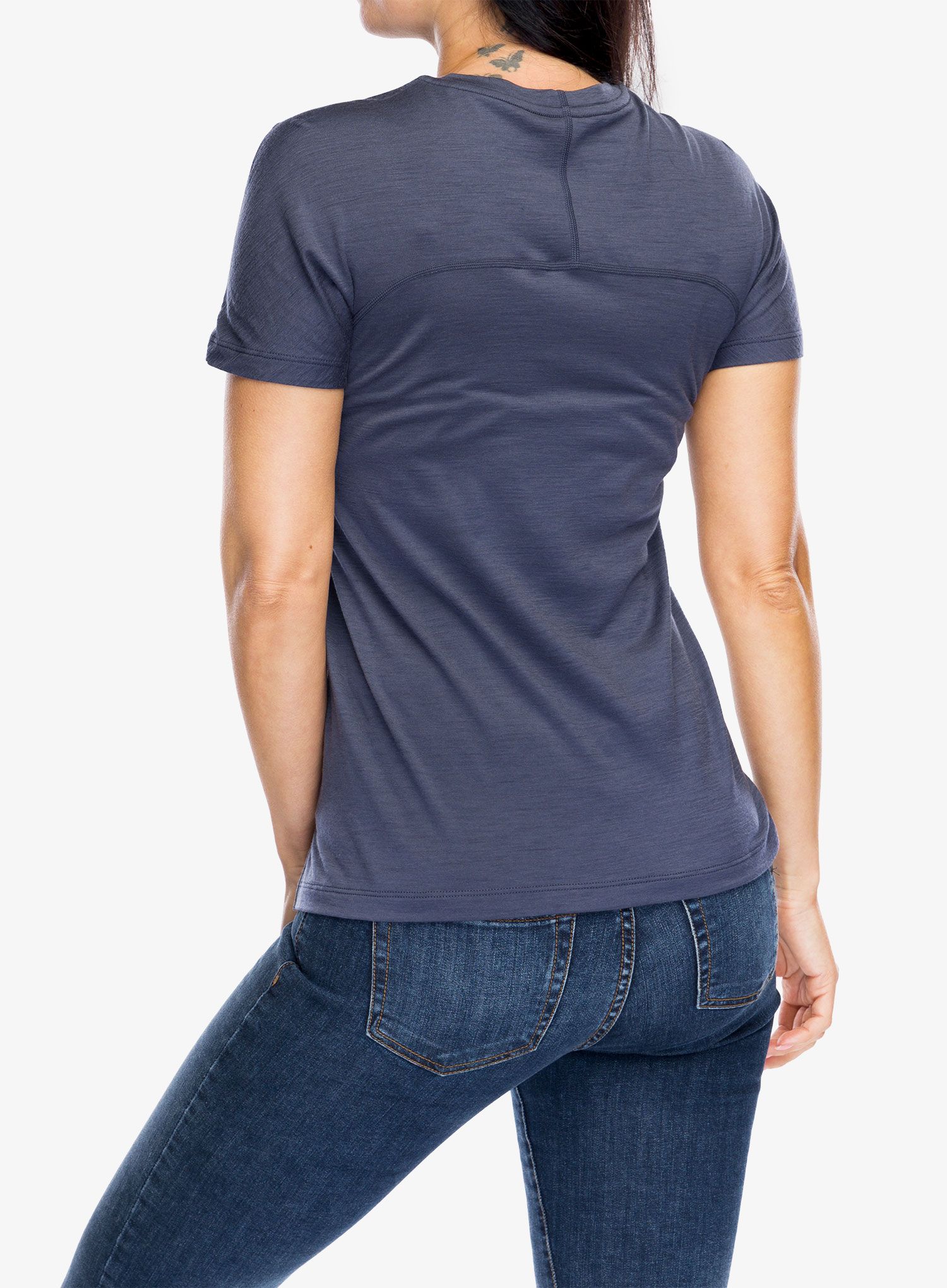 Ženska majica Icebreaker Merino 150 Ace SS Tee - graphite