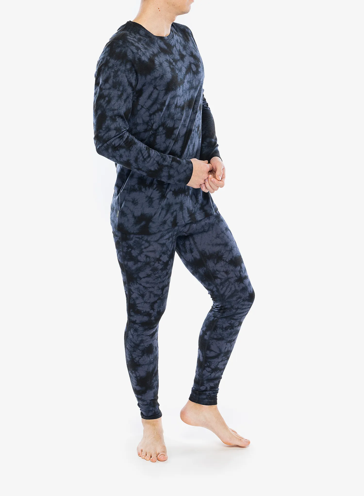 Dukserica Icebreaker Merino 150 Tech Lite LS Tee Cloud Dye - graphite/black/cd