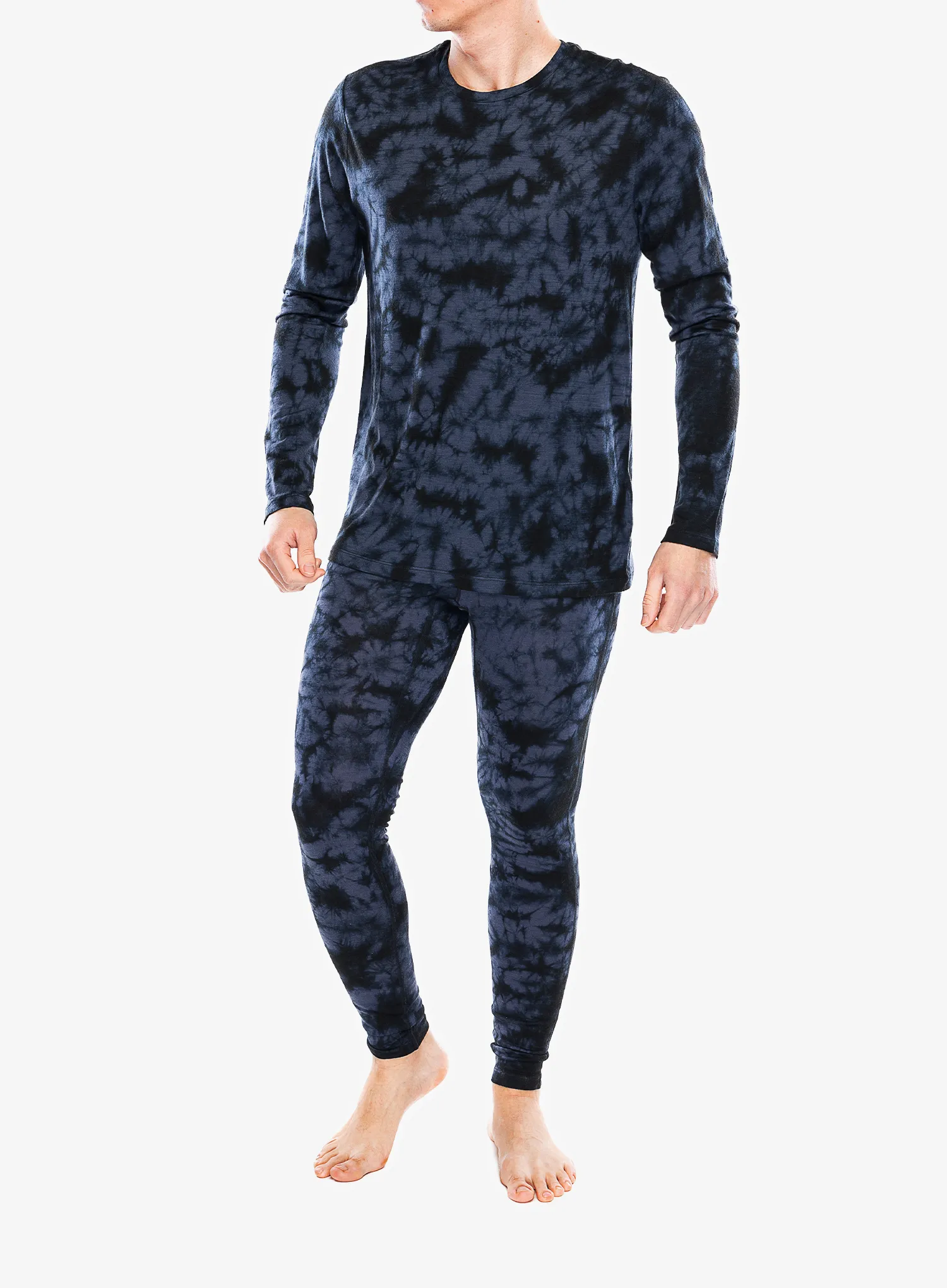 Dukserica Icebreaker Merino 150 Tech Lite LS Tee Cloud Dye - graphite/black/cd