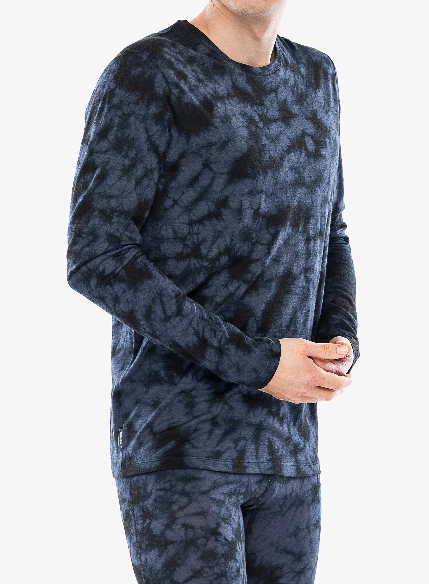 Dukserica Icebreaker Merino 150 Tech Lite LS Tee Cloud Dye - graphite/black/cd