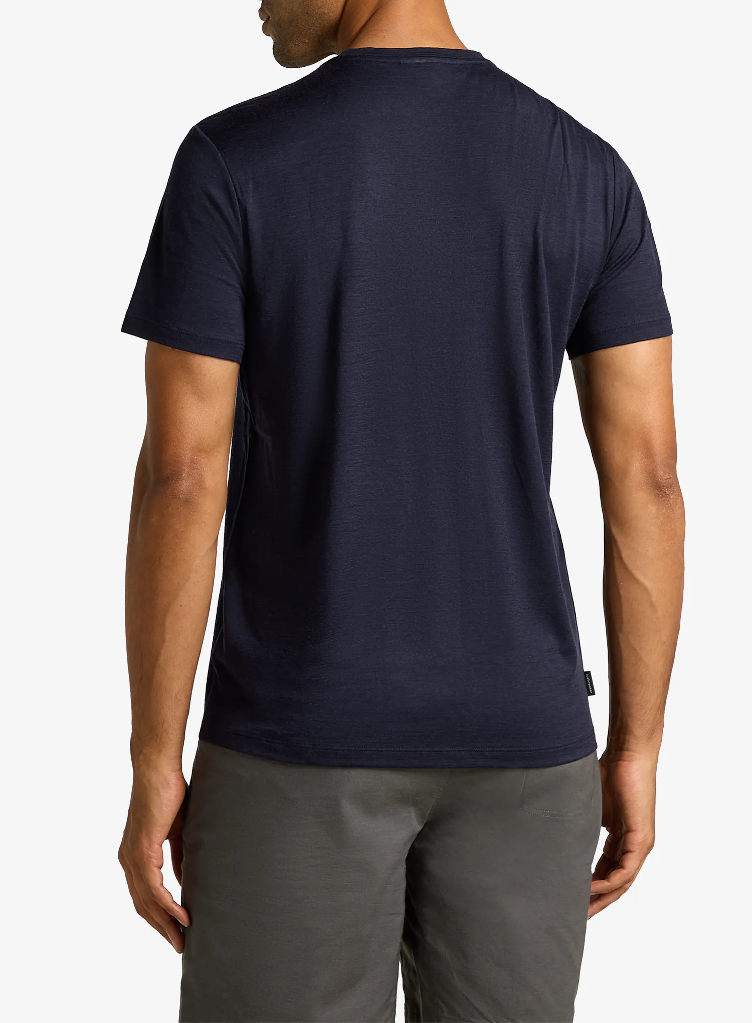 Merino majica Icebreaker Merino 150 Tech Lite SS T Pukaki Reflected - midnight navy