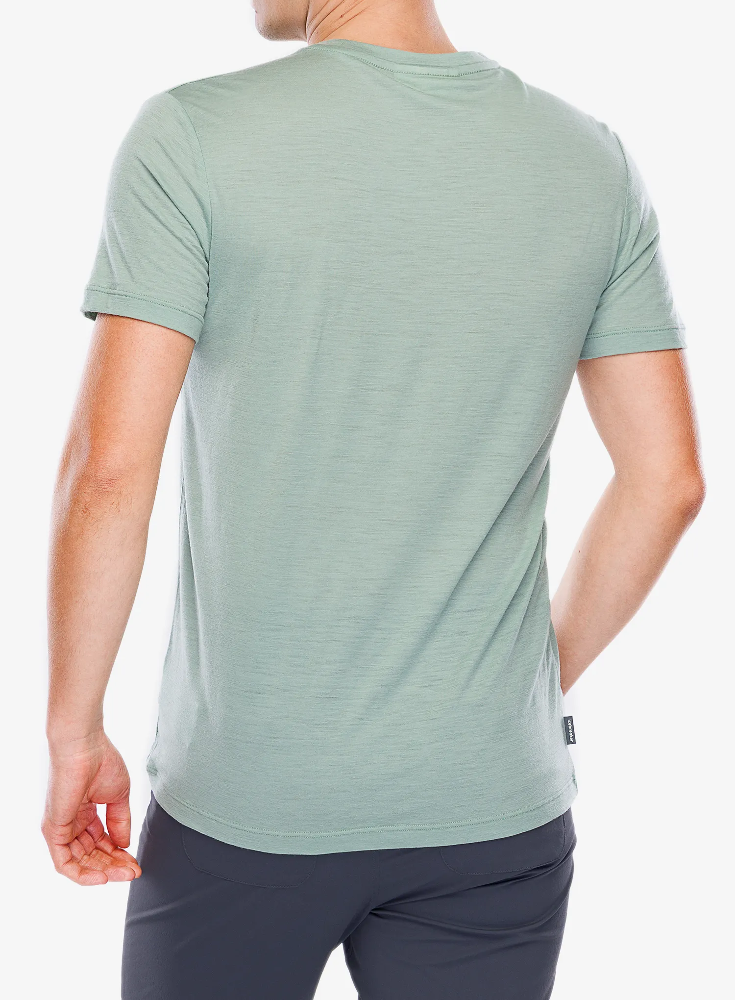 Merino majica Icebreaker Merino 150 Tech Lite SS T Rising Light - moss
