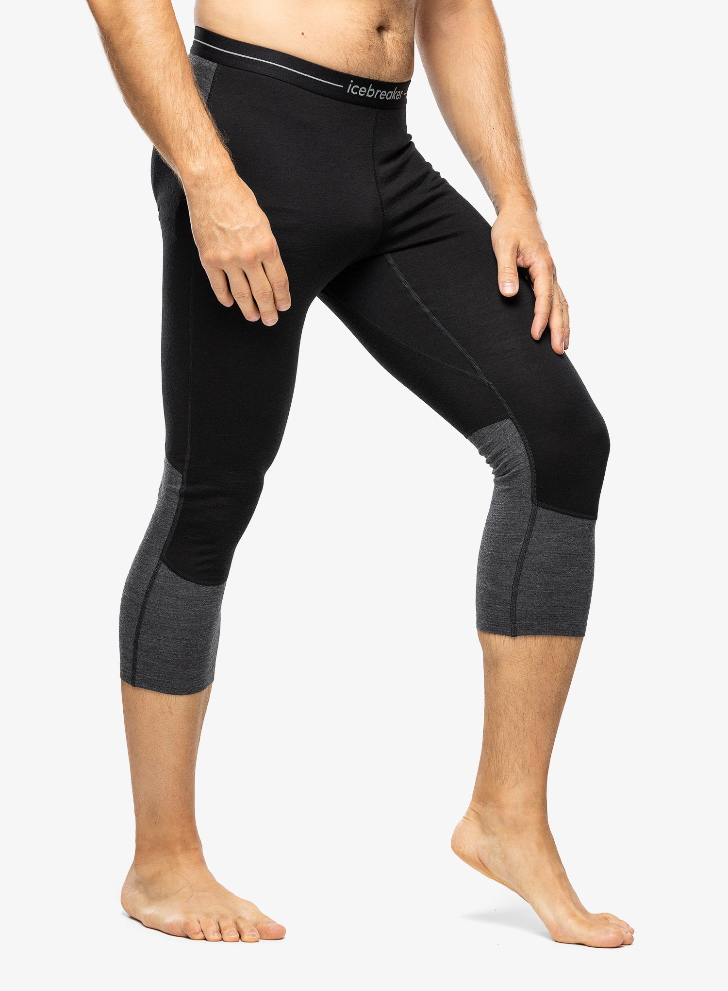 Termo tajice Icebreaker Merino 200 ZoneKnit Legless - black/jet