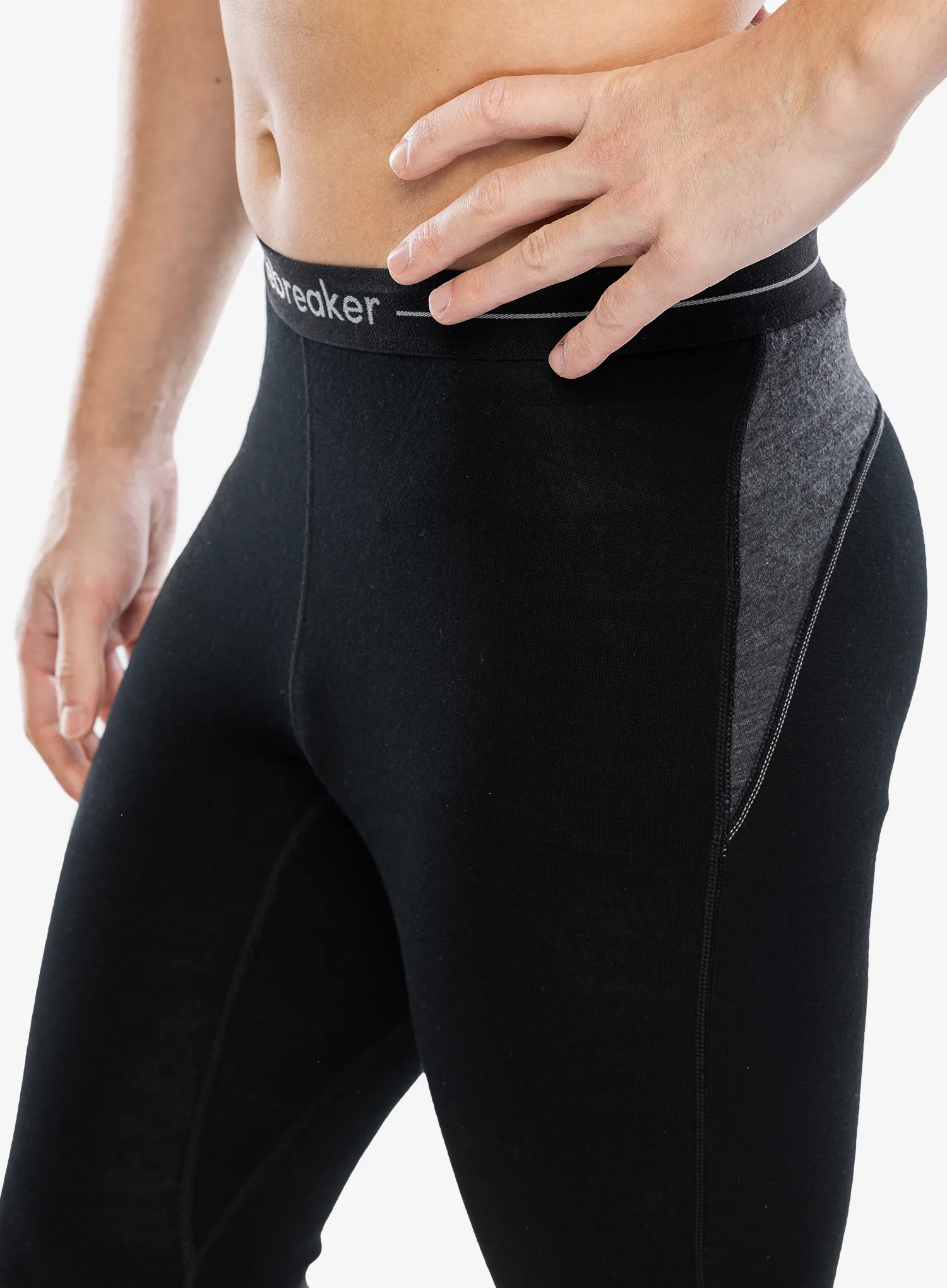 Termo tajice Icebreaker Merino 260 ZoneKnit Legless - black/jet