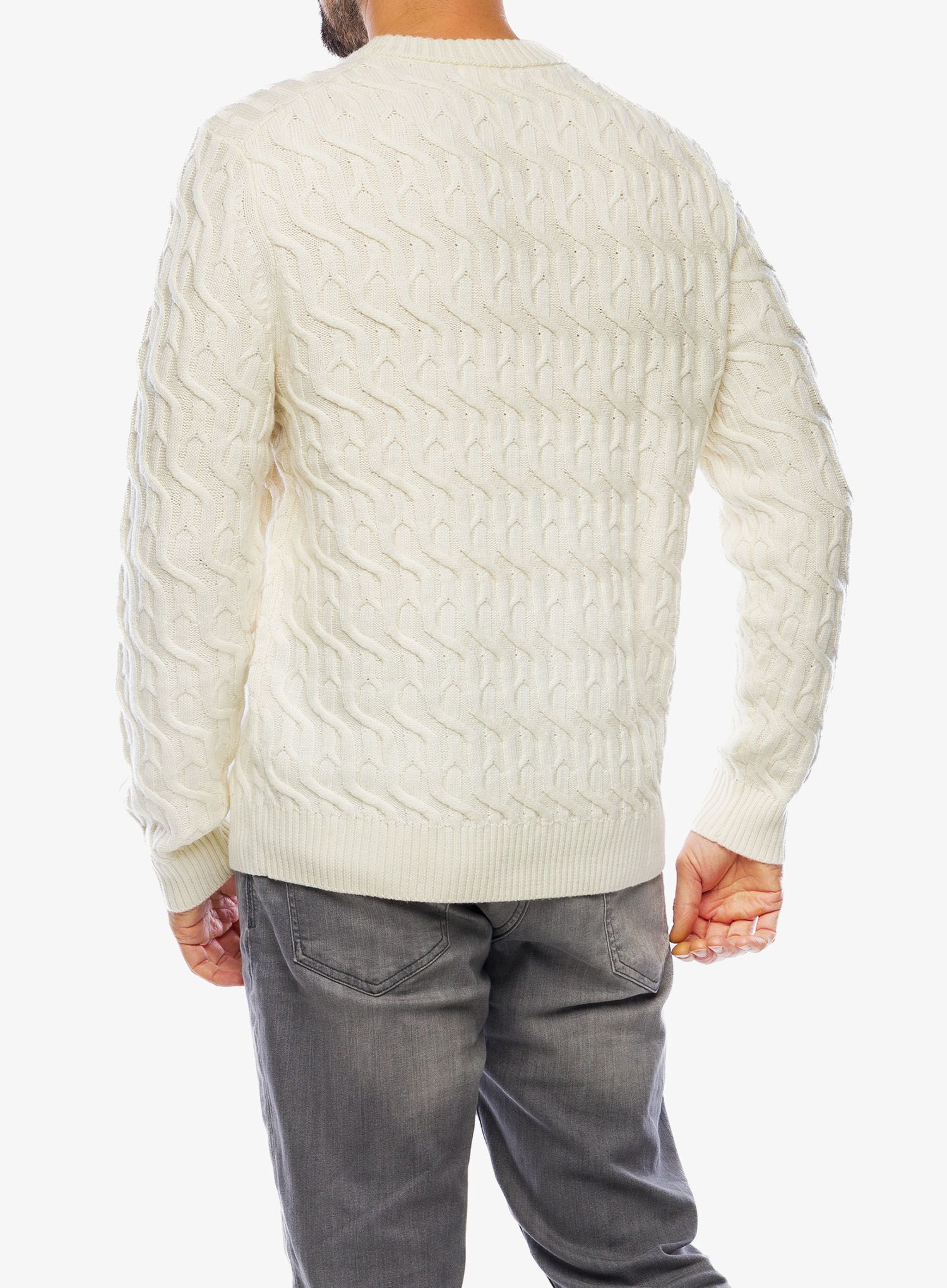 Vuneni džemper Icebreaker Merino Cable Knit Crewe Sweater - undyed