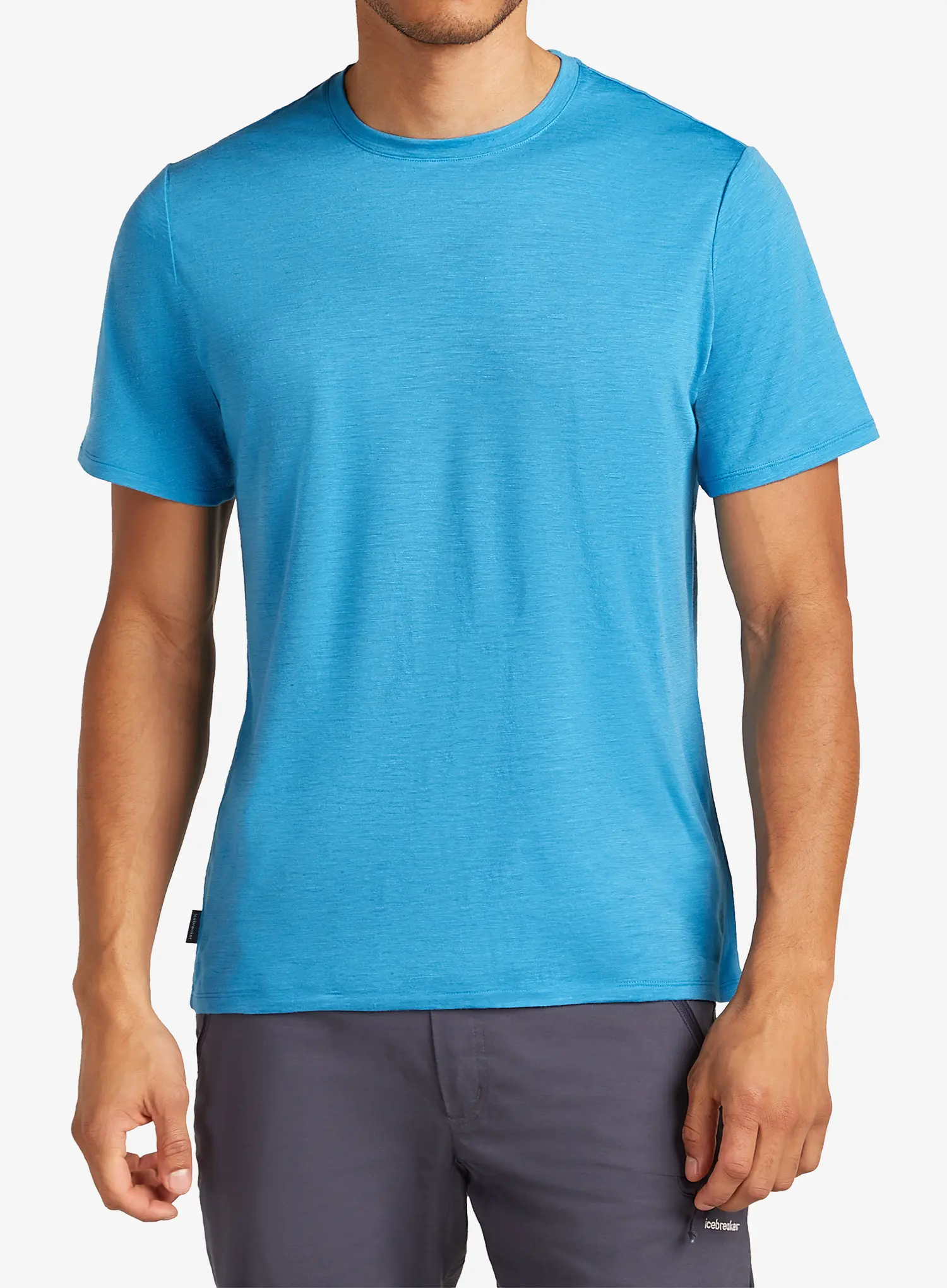 Merino majica Icebreaker Merino Linen SS Tee - arctic