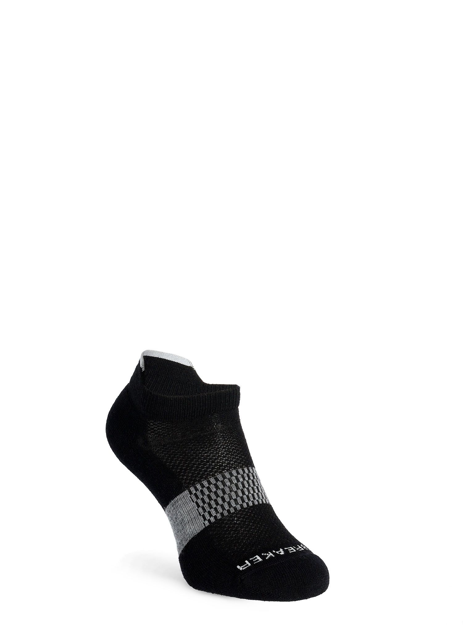 Ženske čarape Icebreaker Multisport Light Micro - black/snow/metro hthr
