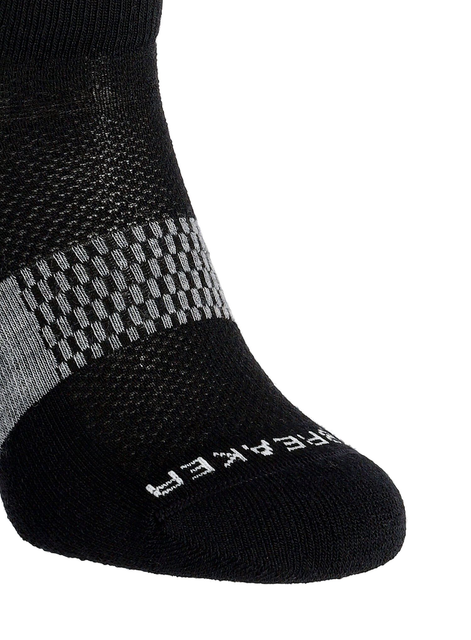 Ženske čarape Icebreaker Multisport Light Micro - black/snow/metro hthr