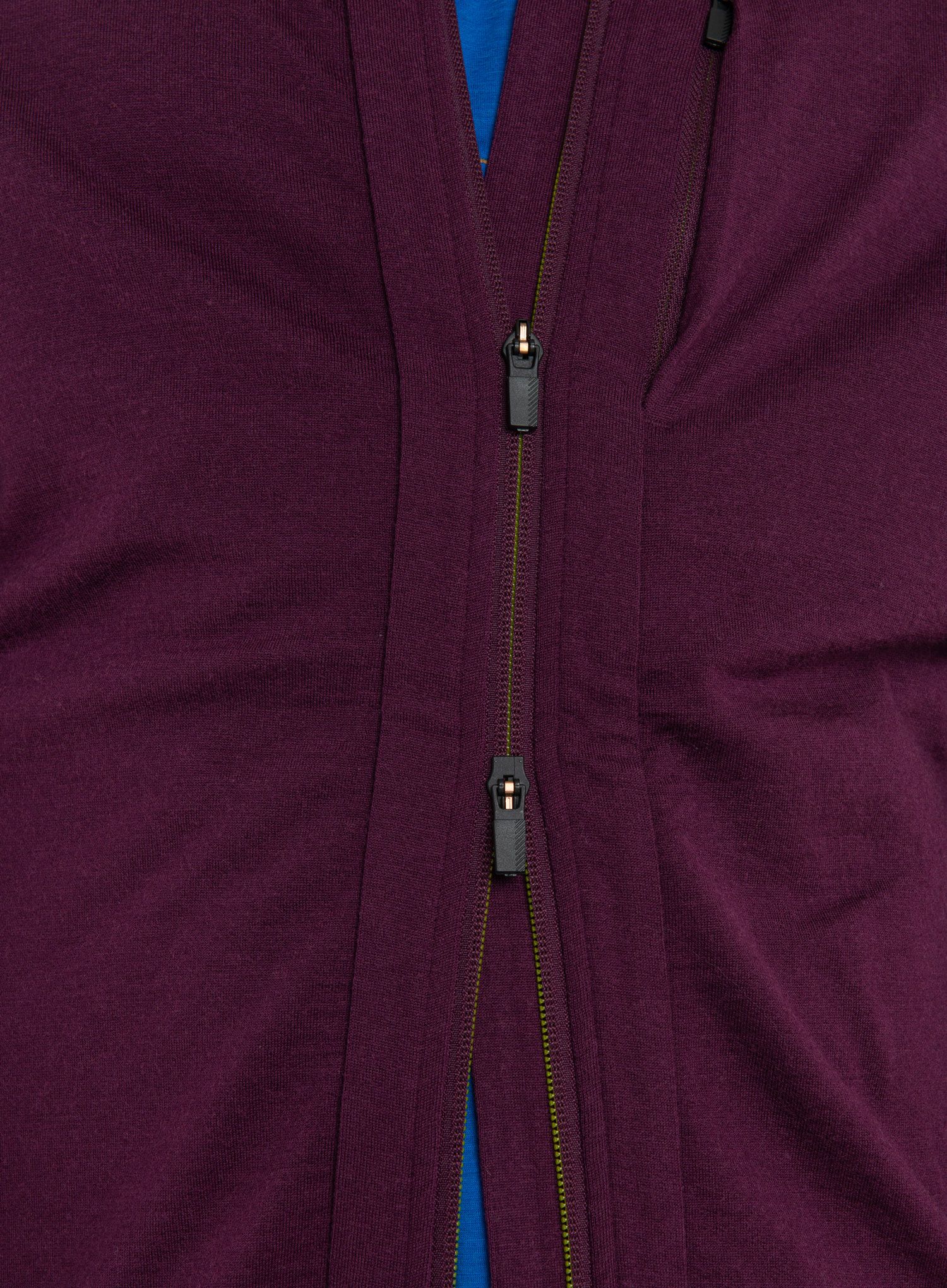 Dukserica Icebreaker Quantum III LS Zip Hood - nightshade