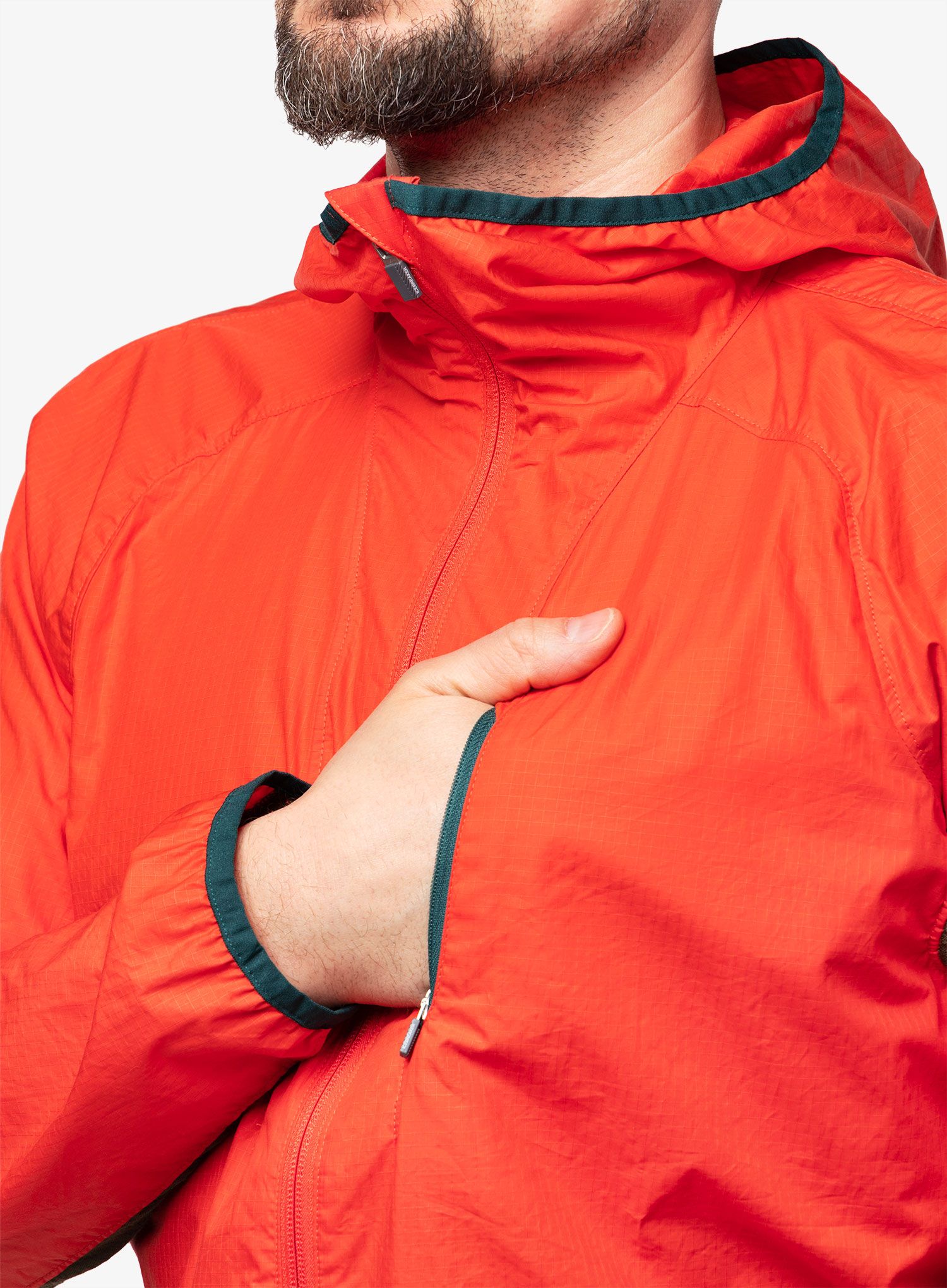 Softshell jakna Icebreaker Shell+ Cotton Windbreaker - earth/loden