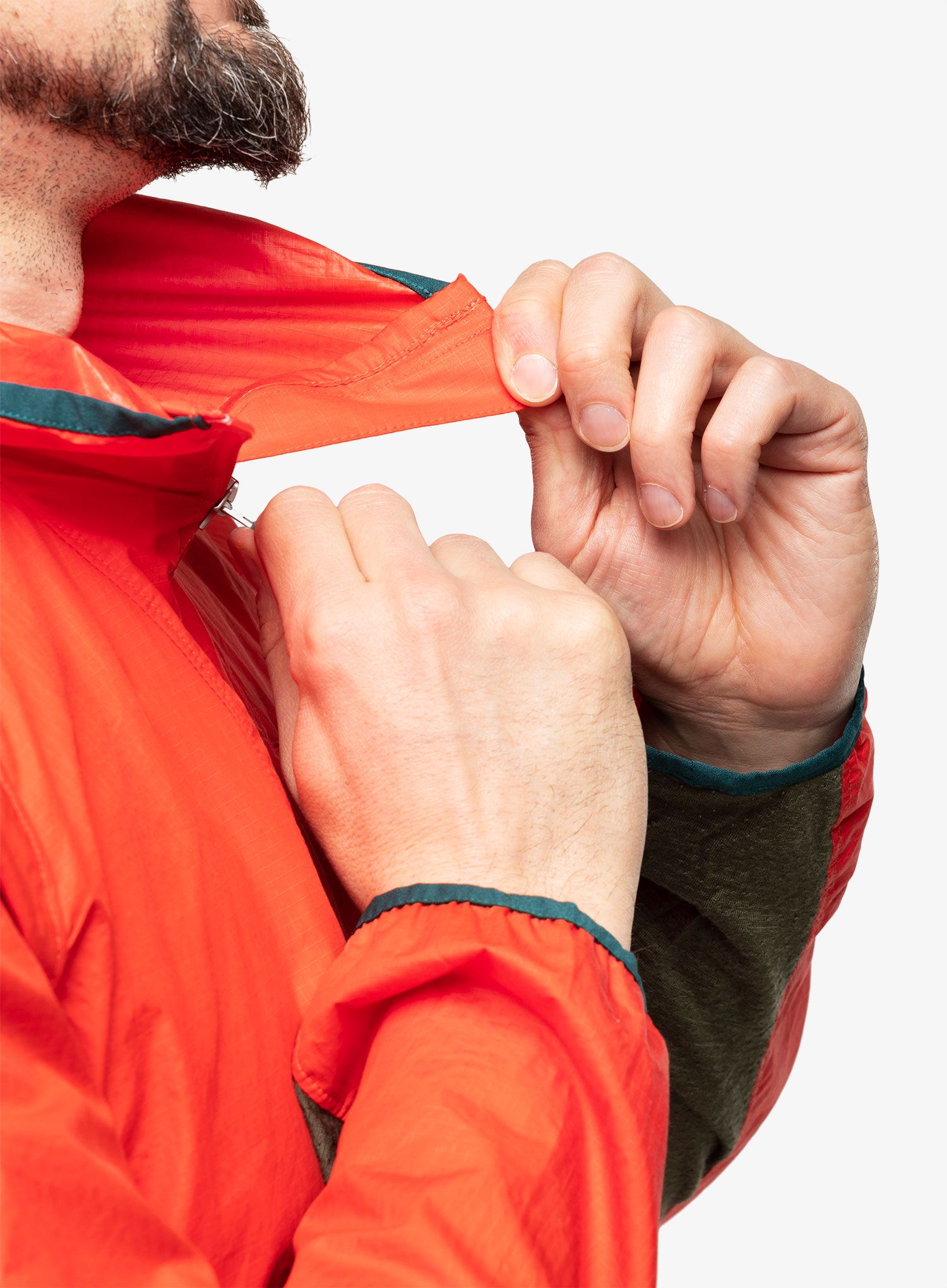 Softshell jakna Icebreaker Shell+ Cotton Windbreaker - earth/loden