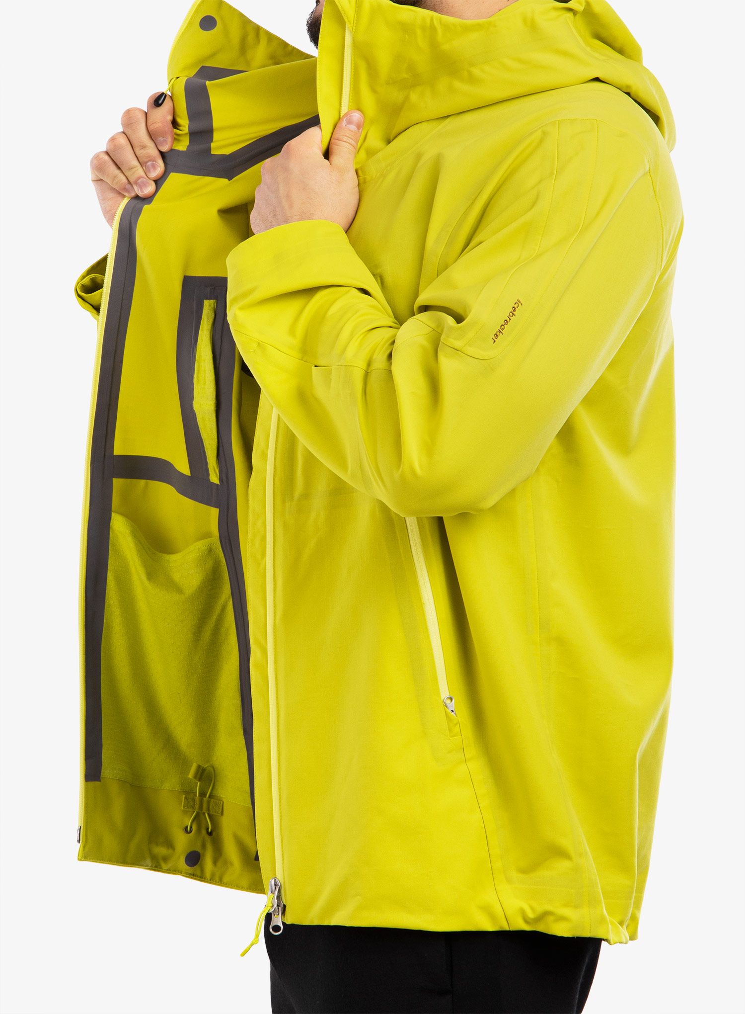 Jakna Icebreaker Shell+ Hooded Jacket - shine