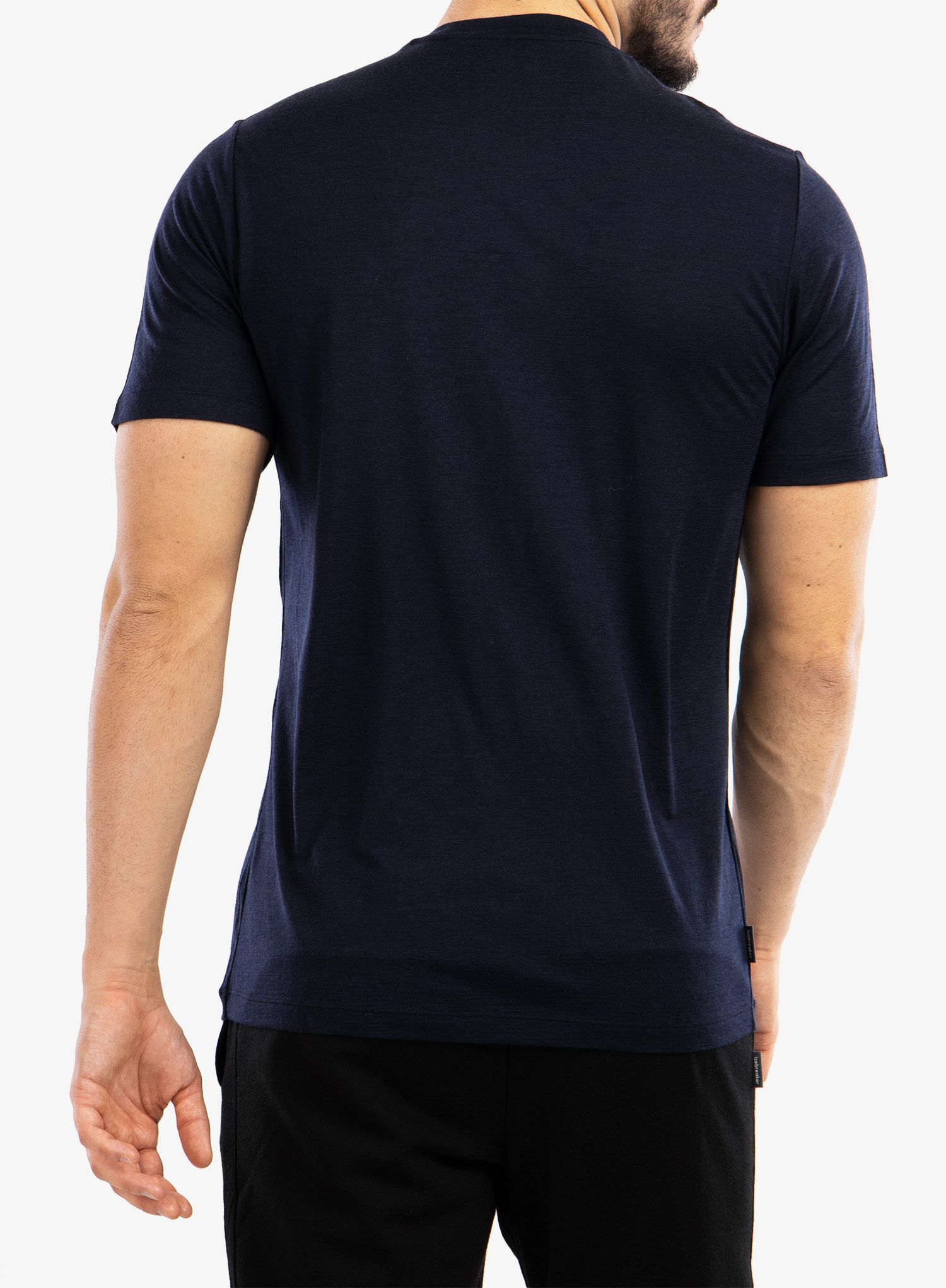 Majica Icebreaker Tech Lite II SS Tee Skiing Yeti - midnight navy