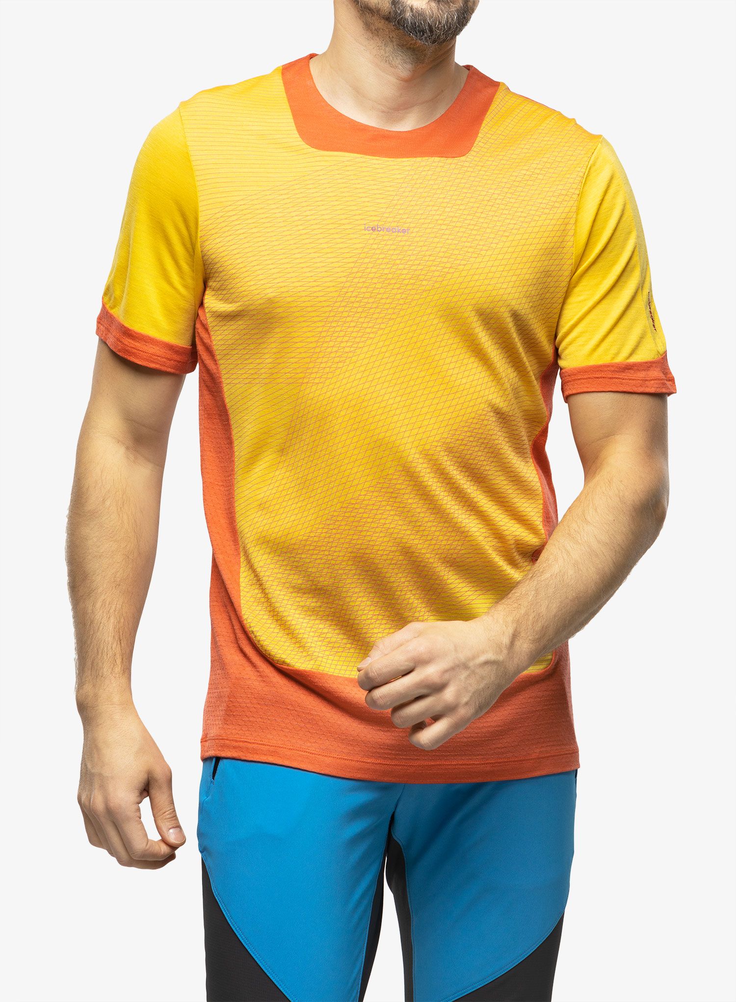 Majica Icebreaker ZoneKnit SS Tee Geodetic - summer/earth