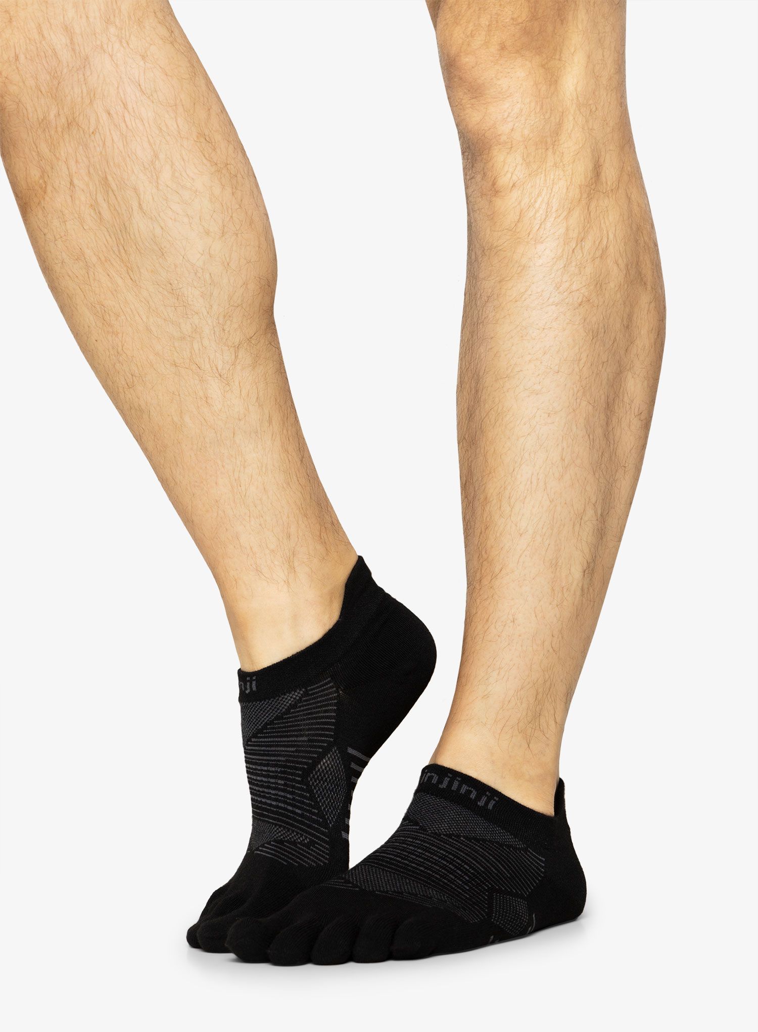 Čarape za trčanje Injinji Run LW No-Show Coolmax XtraLife - noir