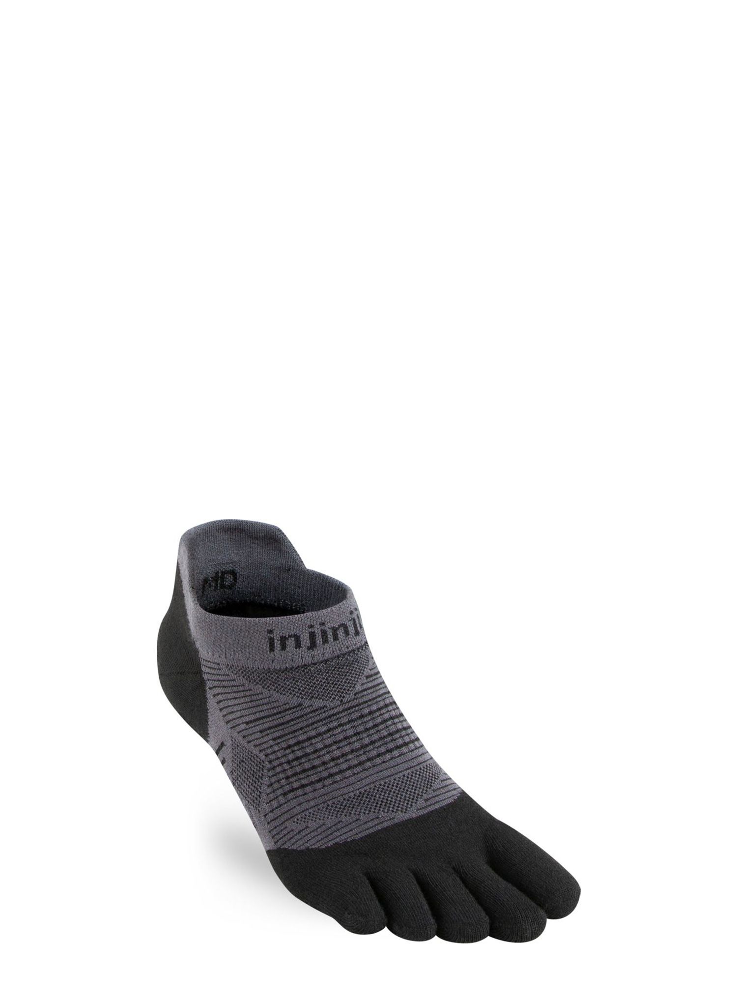 Čarape za trčanje Injinji Run LW No-Show Coolmax XtraLife - noir
