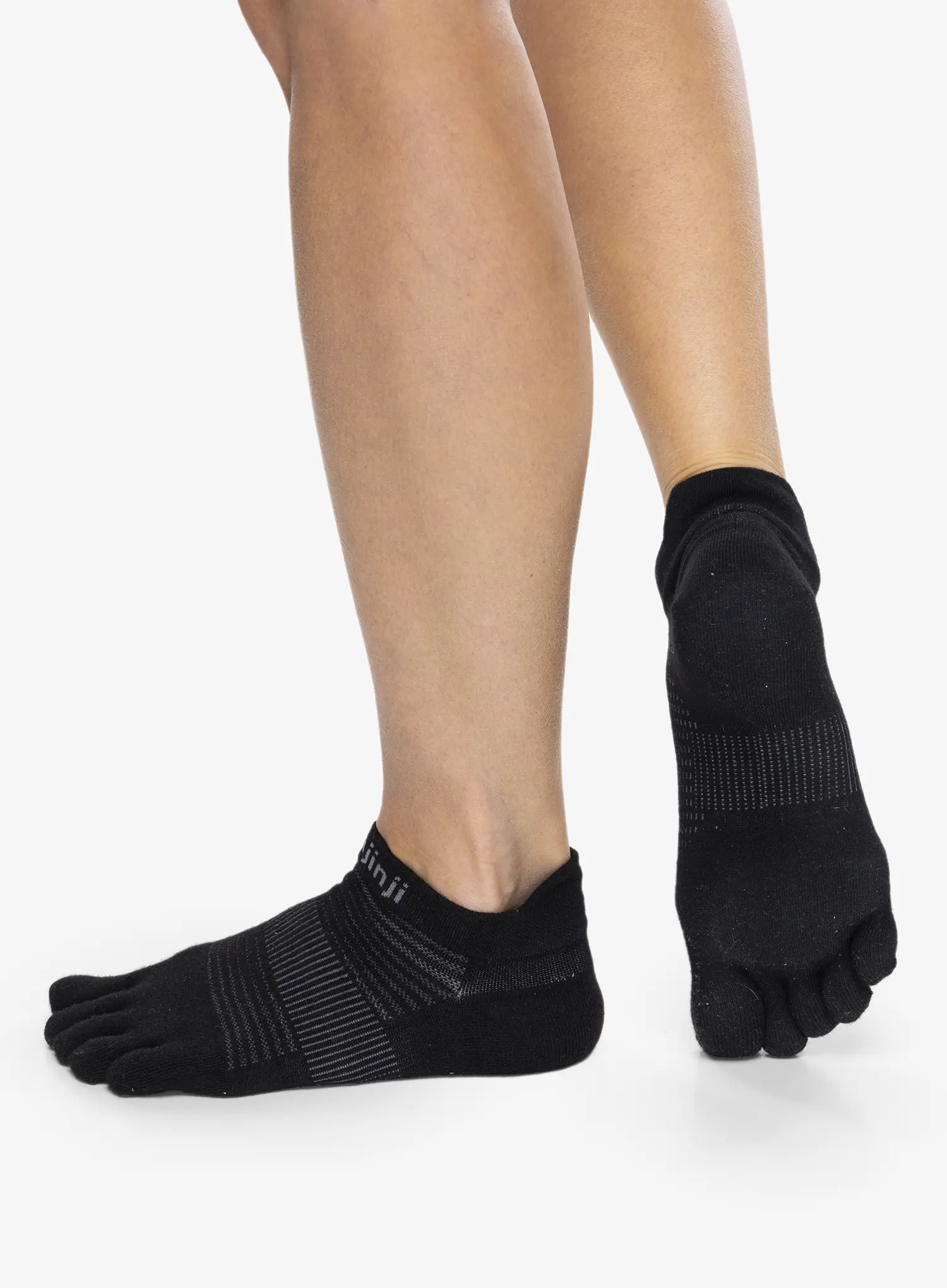Čarape za trčanje Injinji Run Lightweight No-Show - black