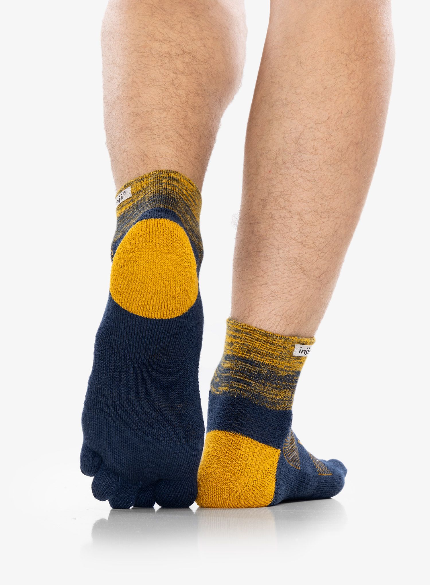 Čarape za trčanje Injinji Trail Midweight Mini-Crew - moonlit