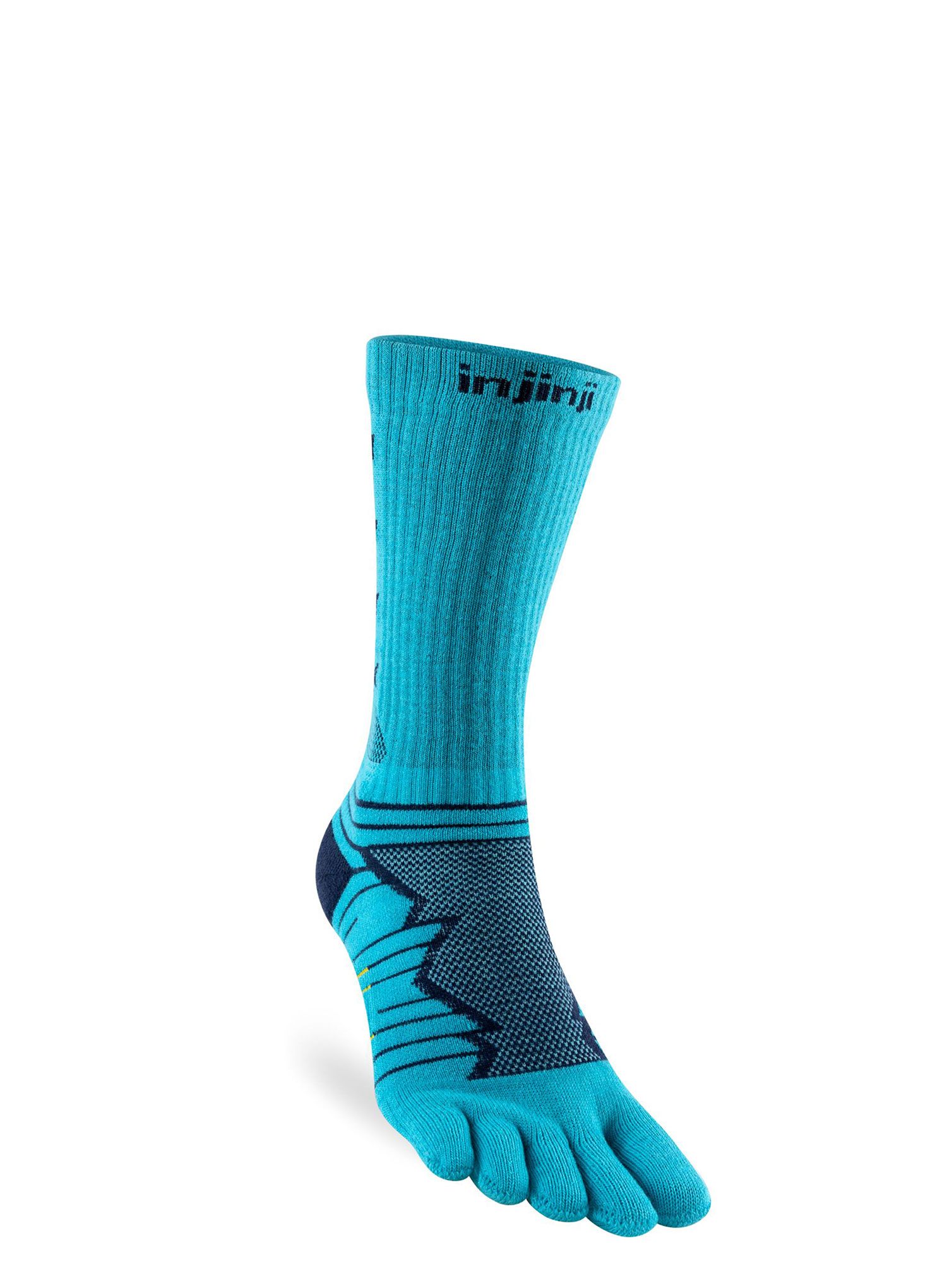 Čarape za trčanje Injinji Ultra Run Crew - pacific blue